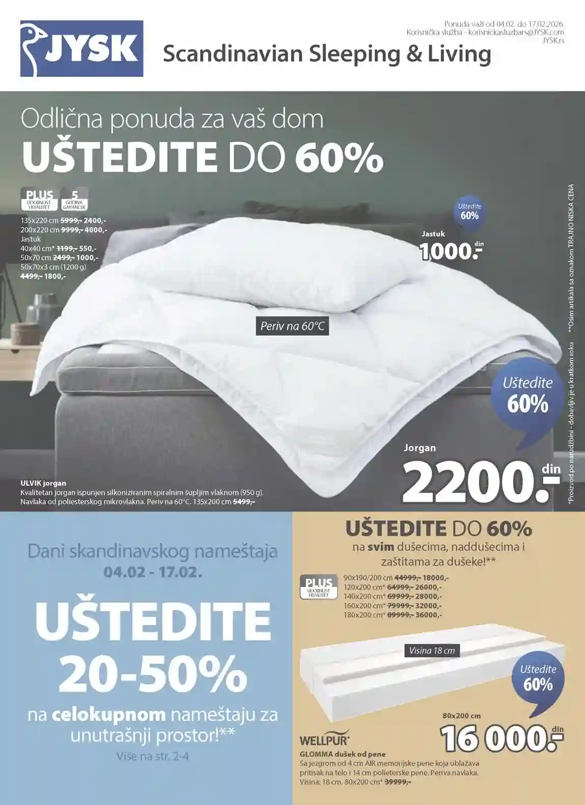 JYSK katalog strana 1