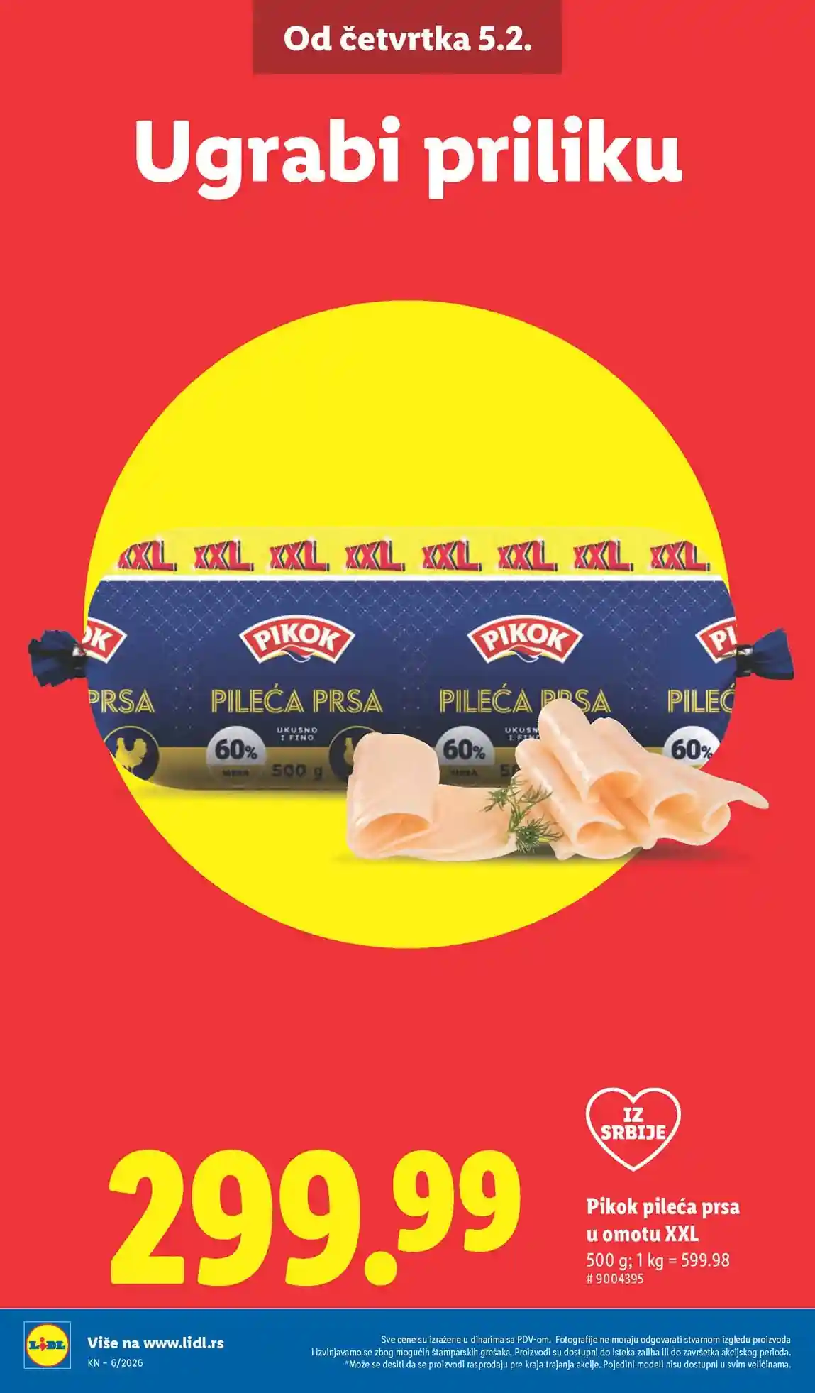 Lidl katalog sniženja strana 4 februar 2026