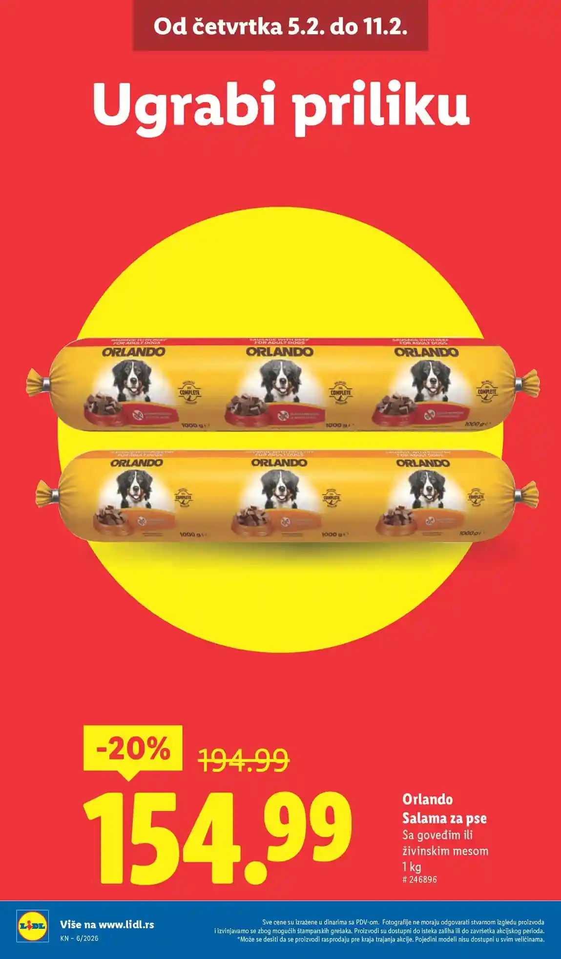 Lidl katalog sniženja strana 8 februar 2026