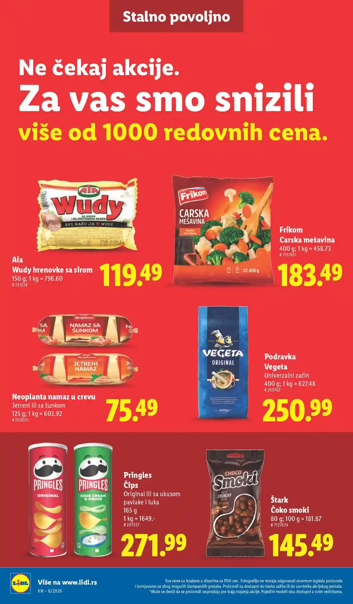 Lidl katalog sniženja strana 32 februar 2026 Srbija