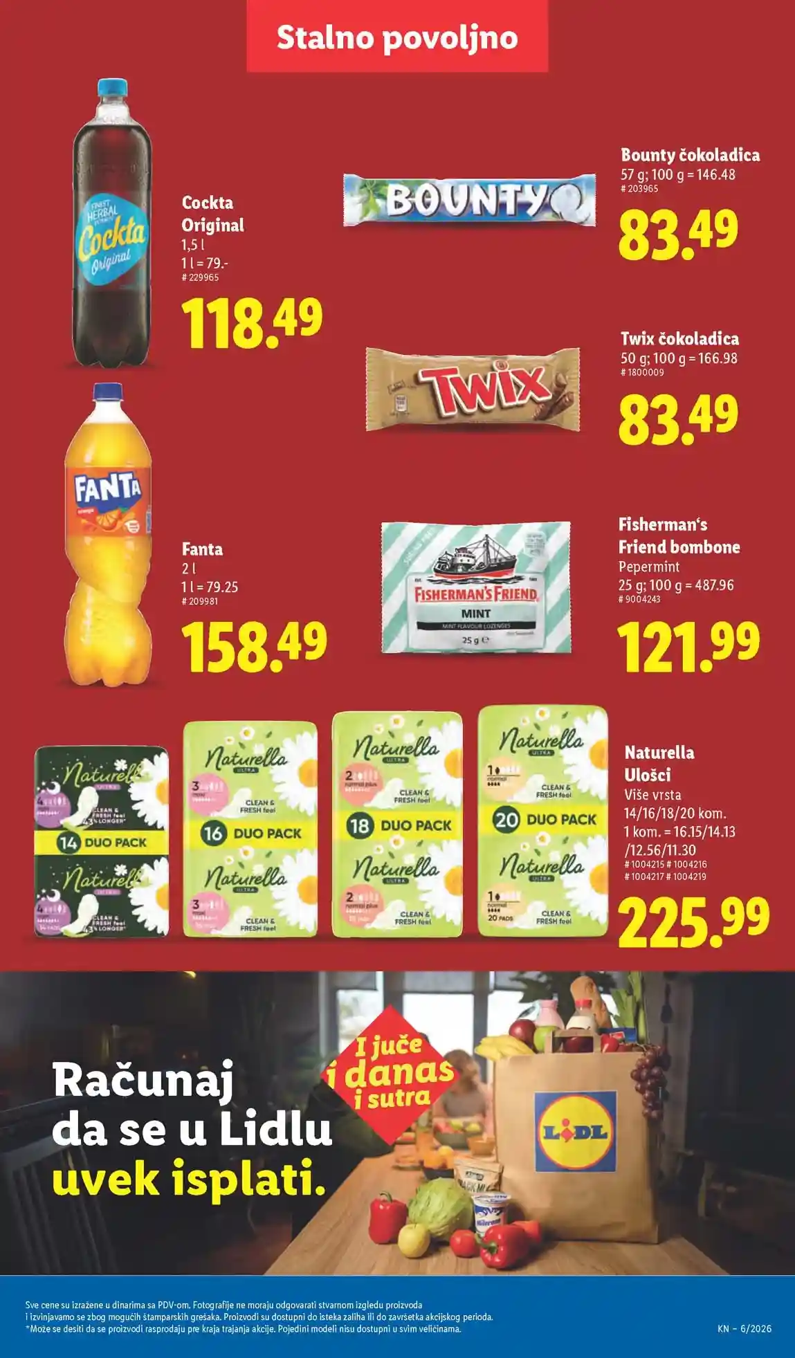 Lidl katalog sniženja strana 33 februar 2026 Srbija
