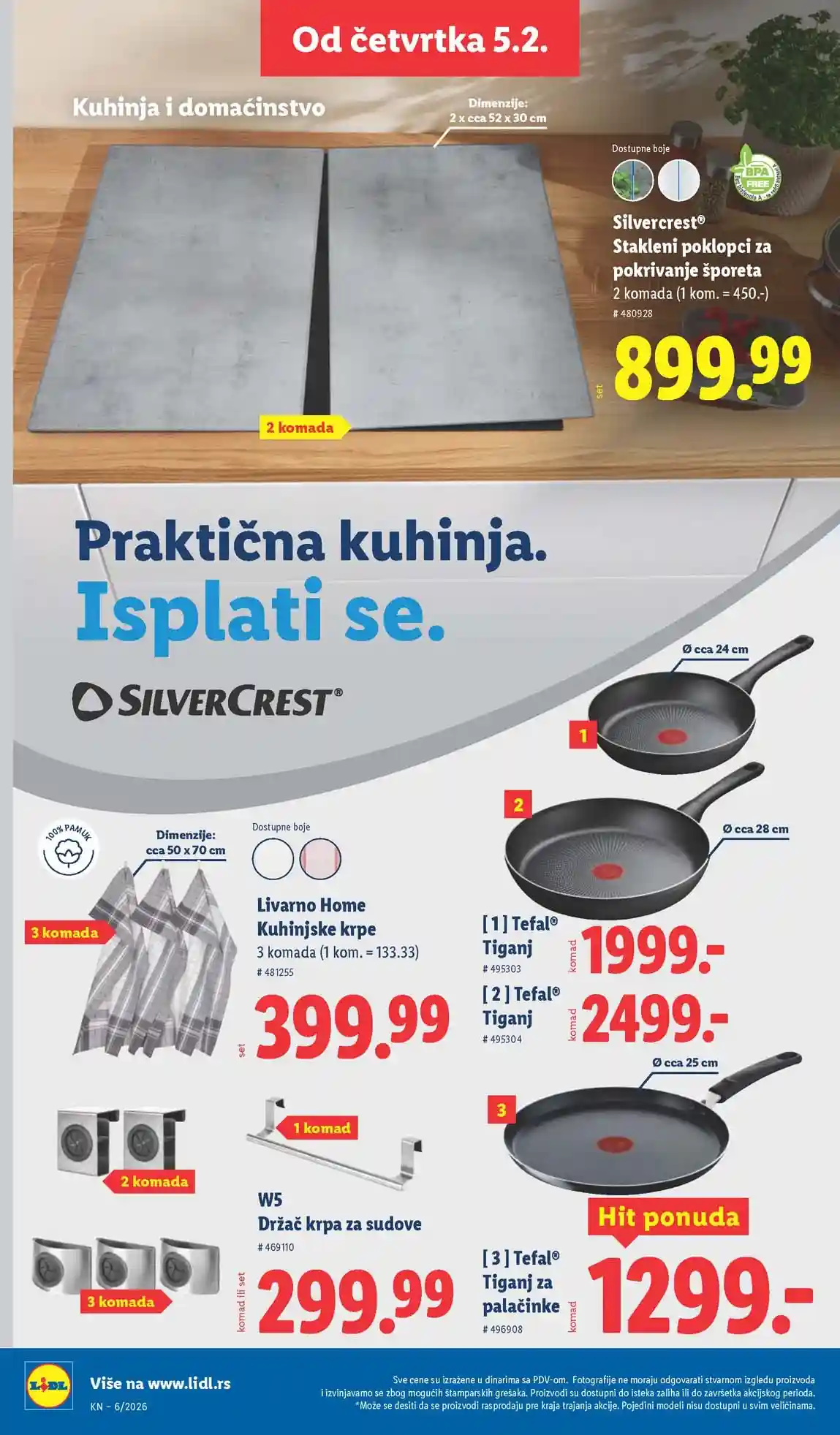 Lidl katalog sniženja strana 64 februar 2026 Srbija