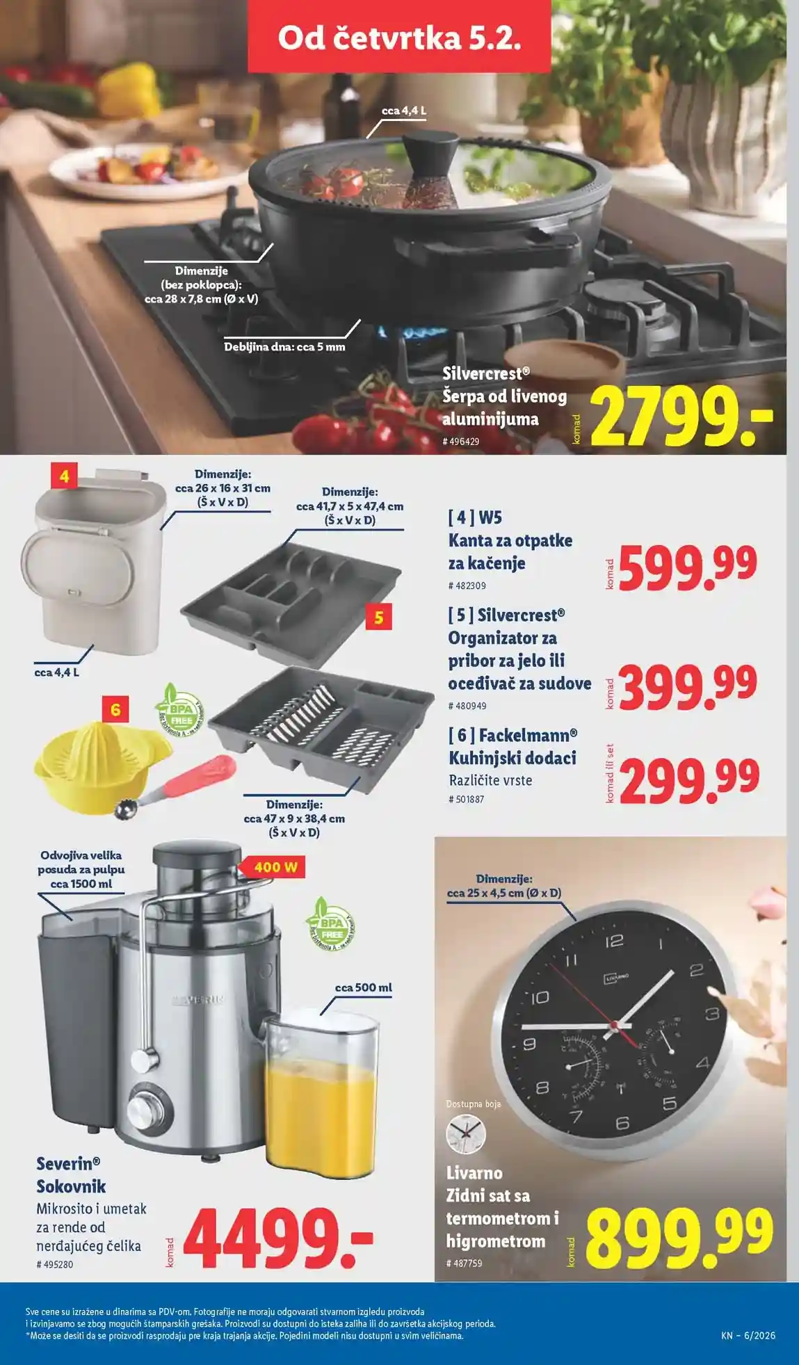 Lidl katalog sniženja strana 65 februar 2026 Srbija