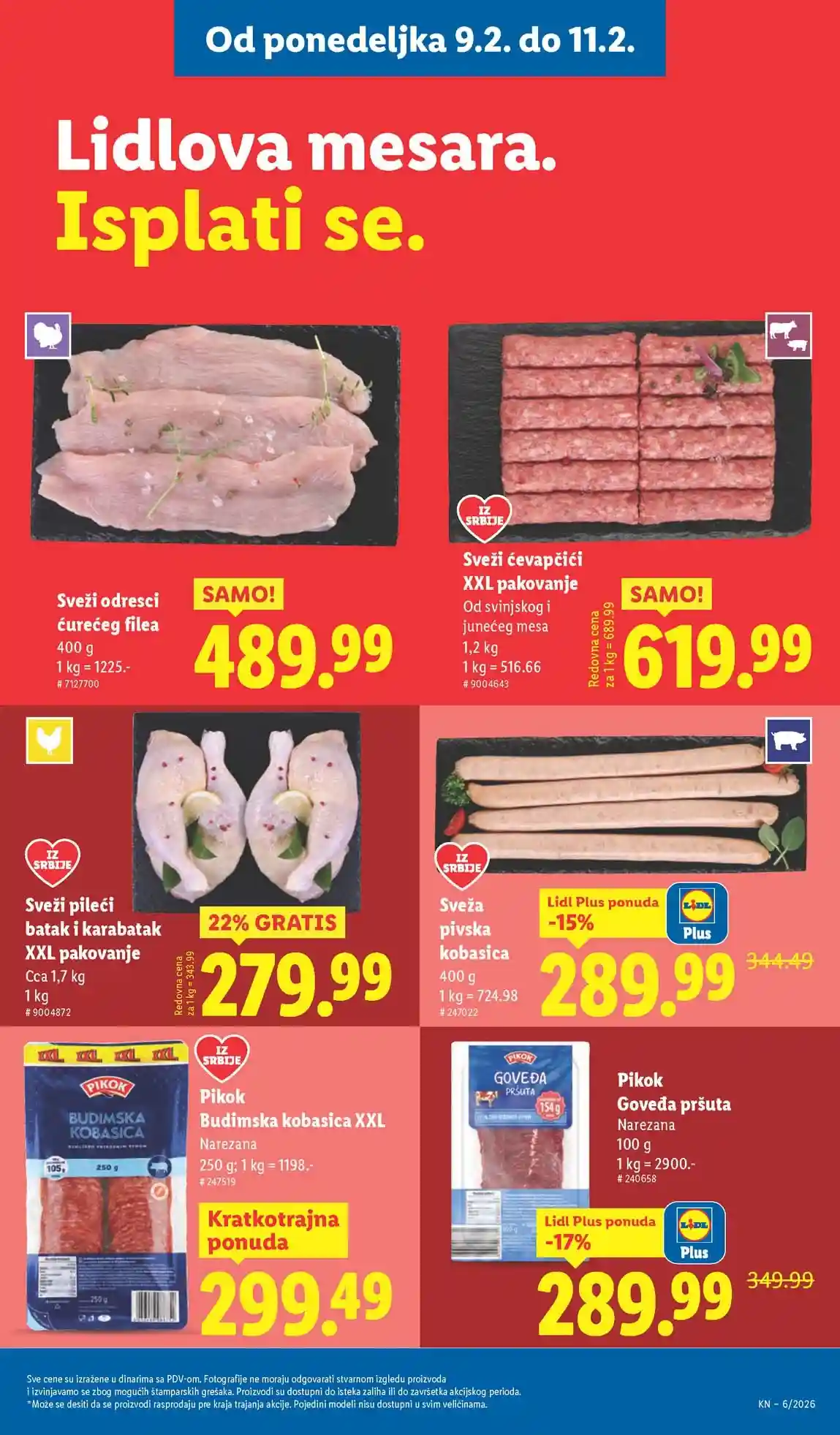 Lidl katalog sniženja strana 79 februar 2026 Srbija