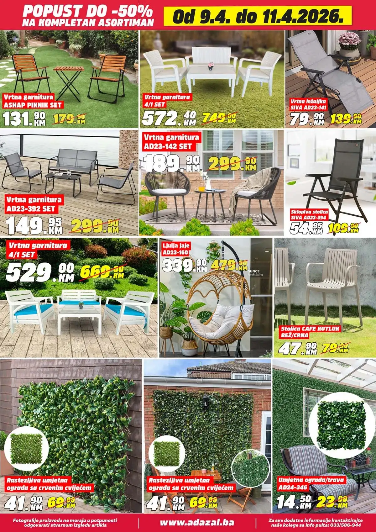 Adazal sniženja do 50 posto katalog april 2026 strana 5