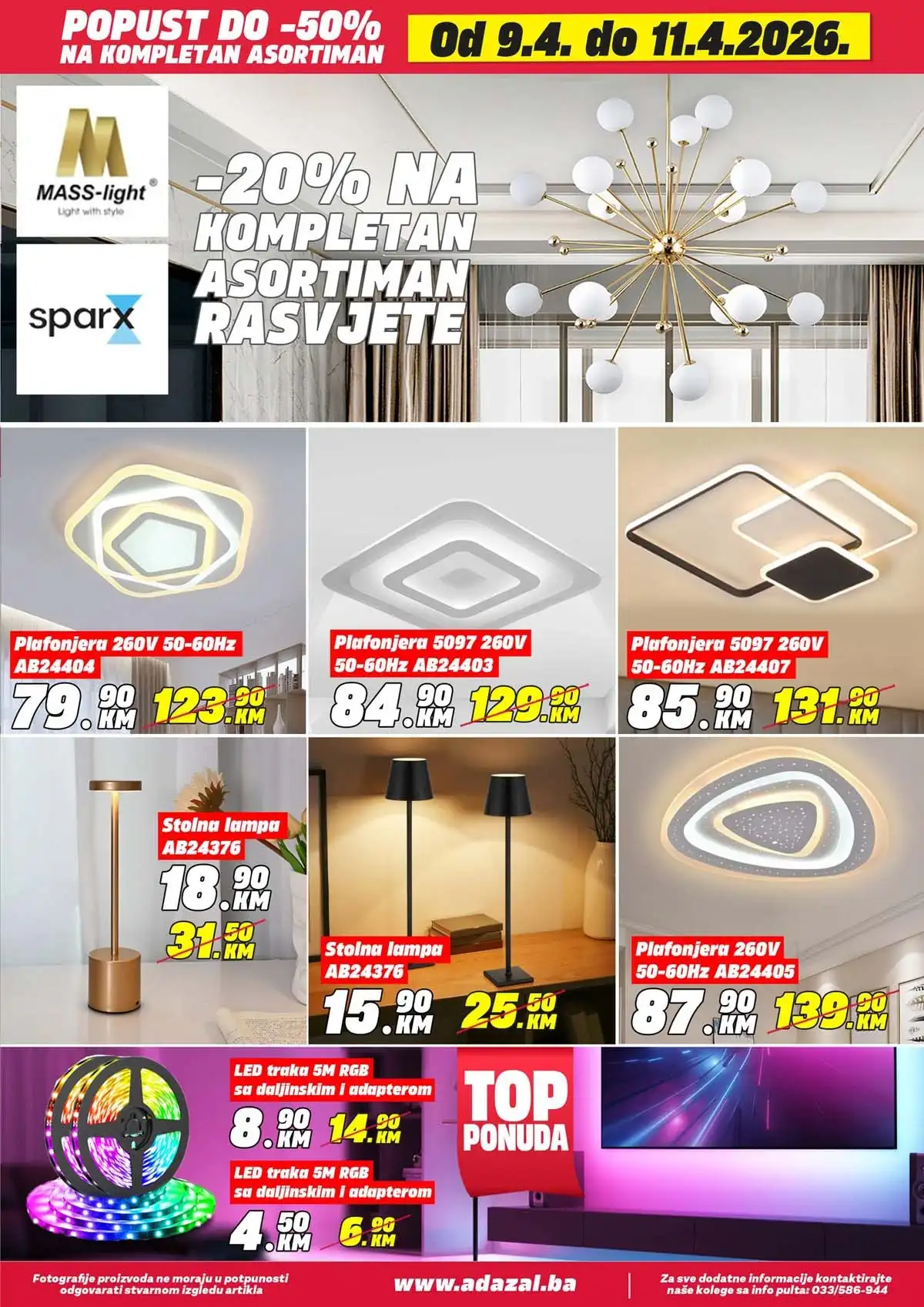 Adazal sniženja do 50 posto katalog april 2026 strana 8