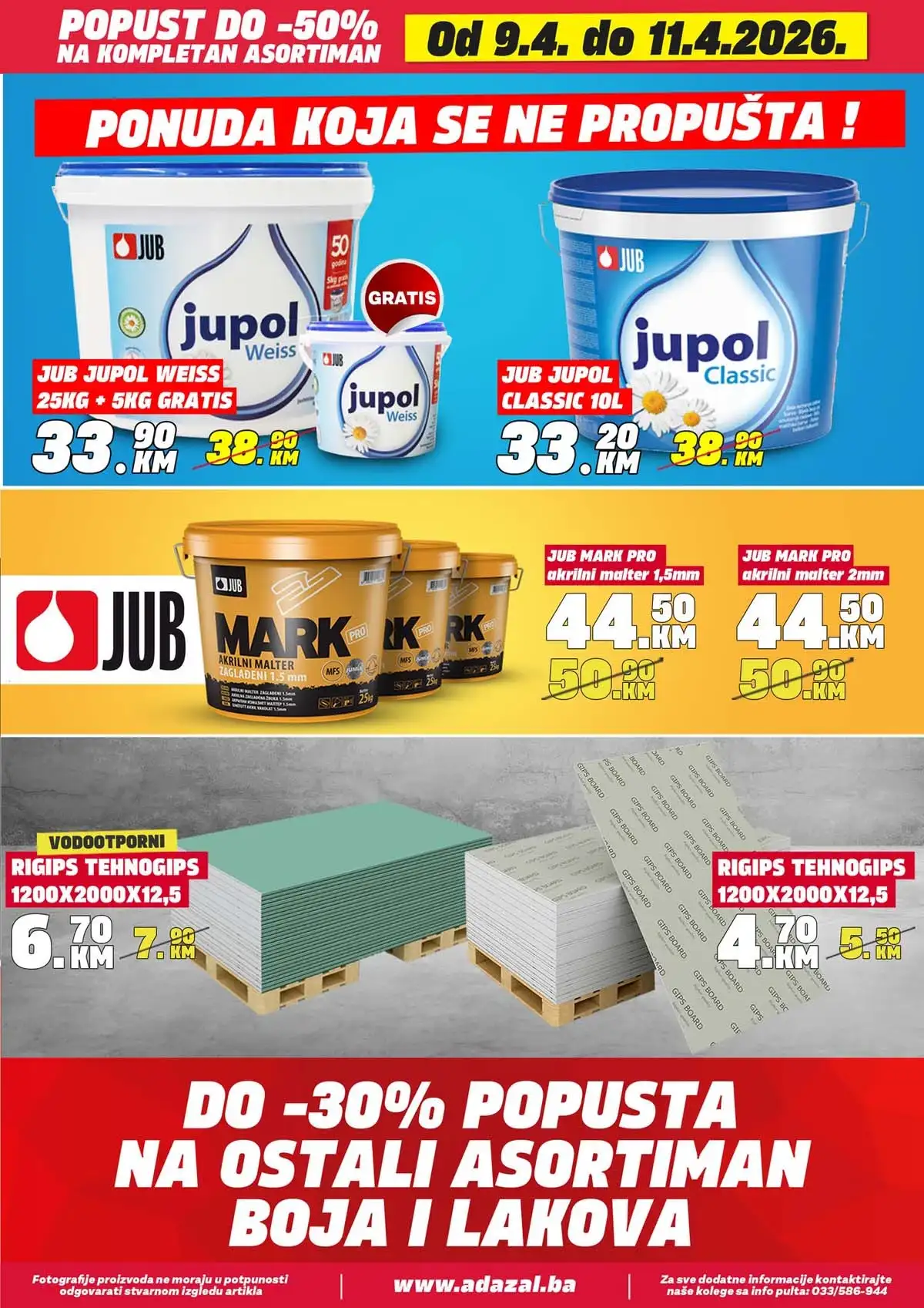 Adazal sniženja do 50 posto katalog april 2026 strana 13
