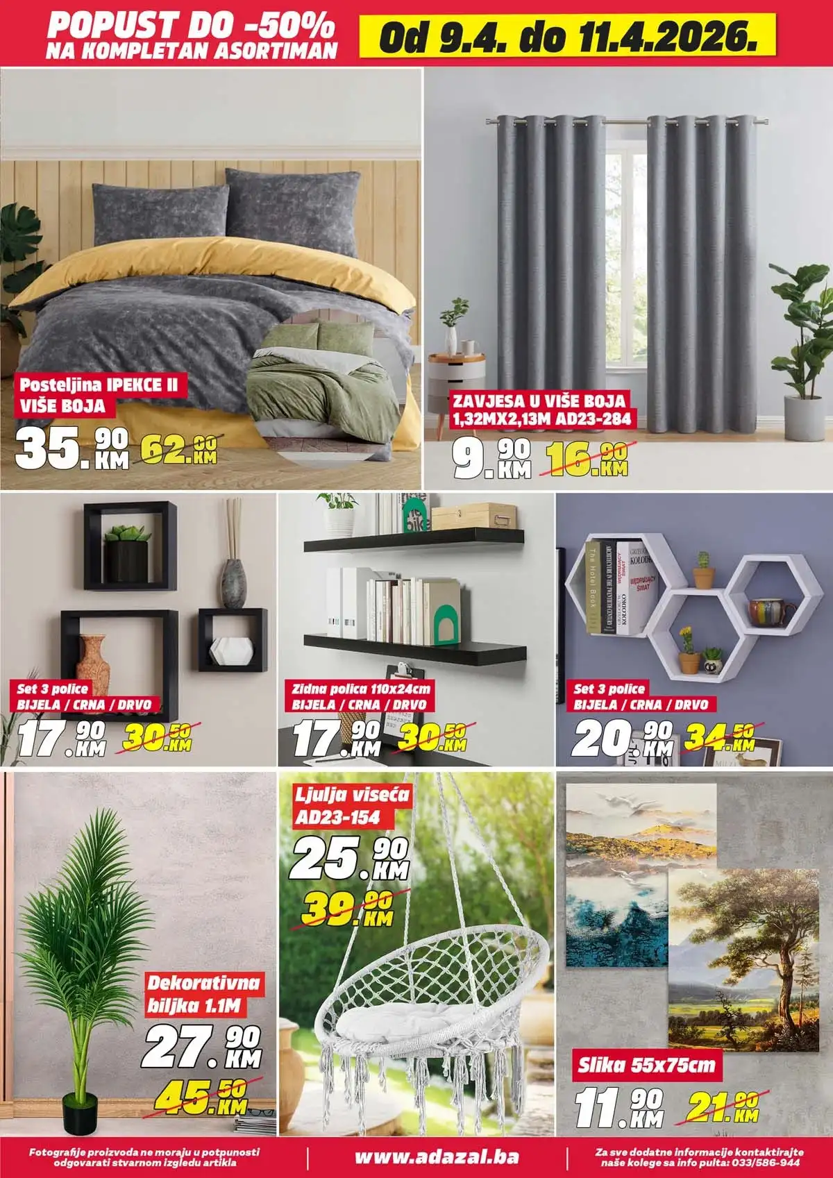 Adazal sniženja do 50 posto katalog april 2026 strana 15