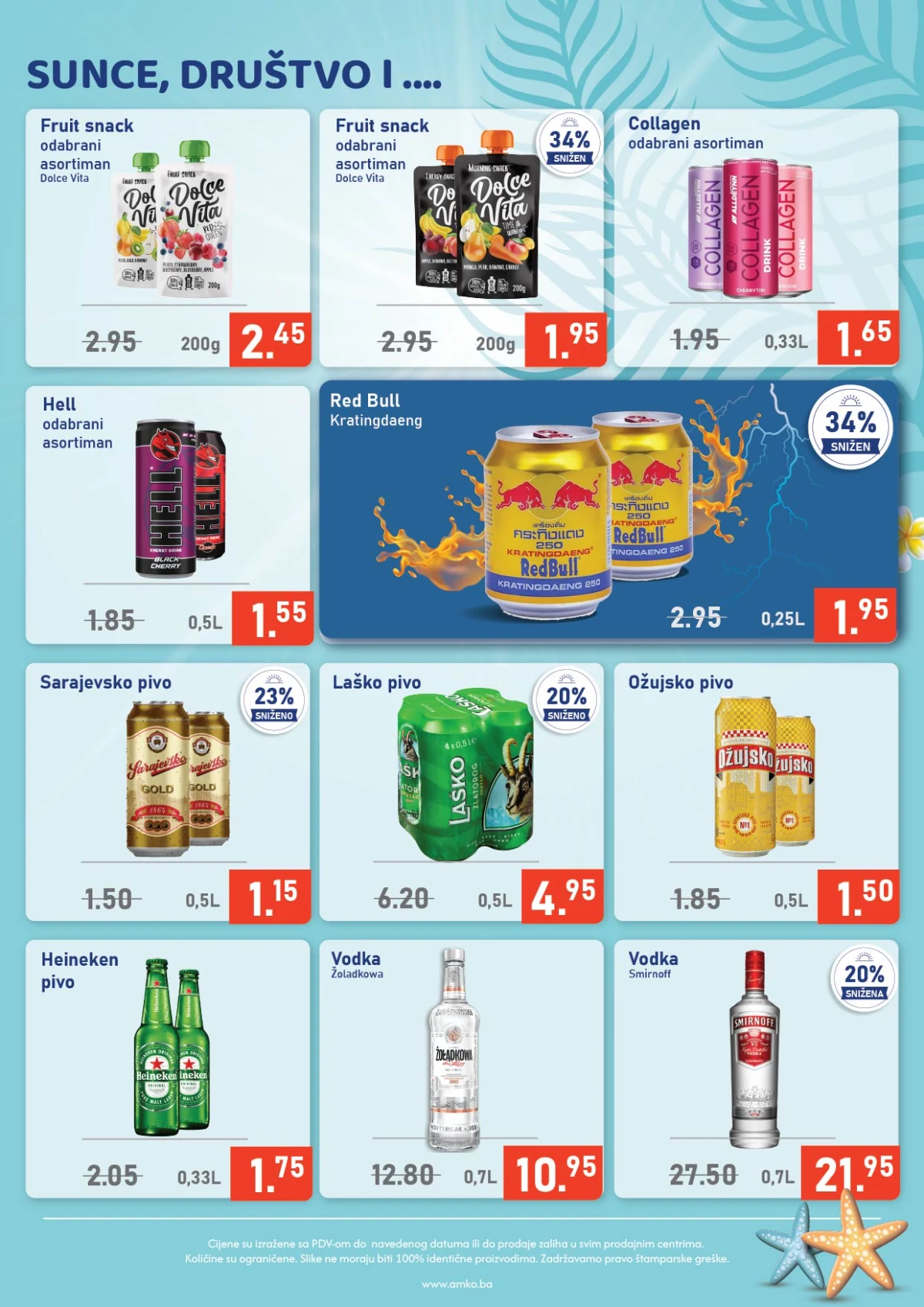 AMKO katalog strana 10 – čips grickalice kikiriki i gazirana pića