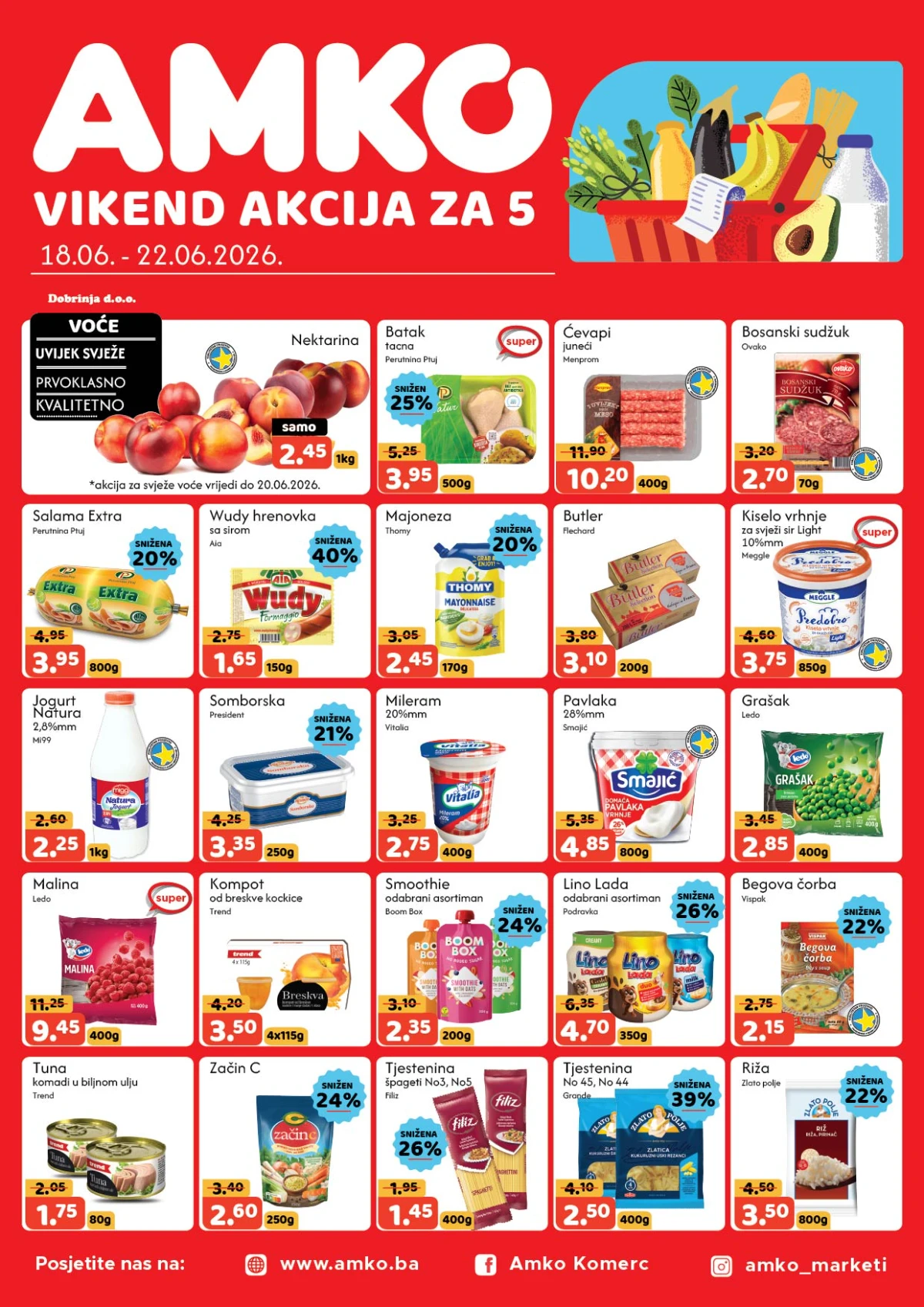 AMKO vikend akcija do 39% popusta do 22.06.2026