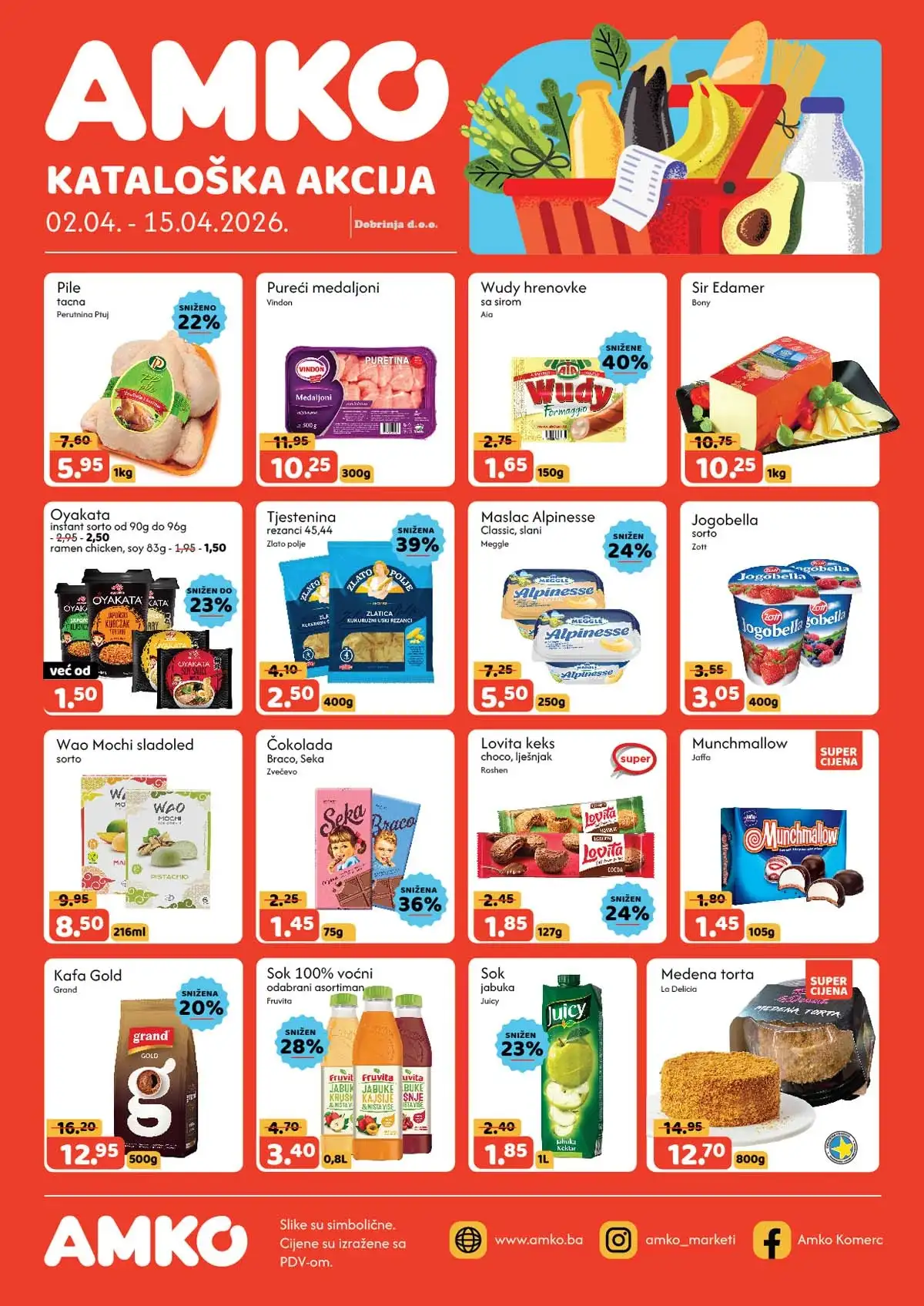 AMKO sniženja do 40% katalog april 2026 – najtraženiji proizvodi na akciji