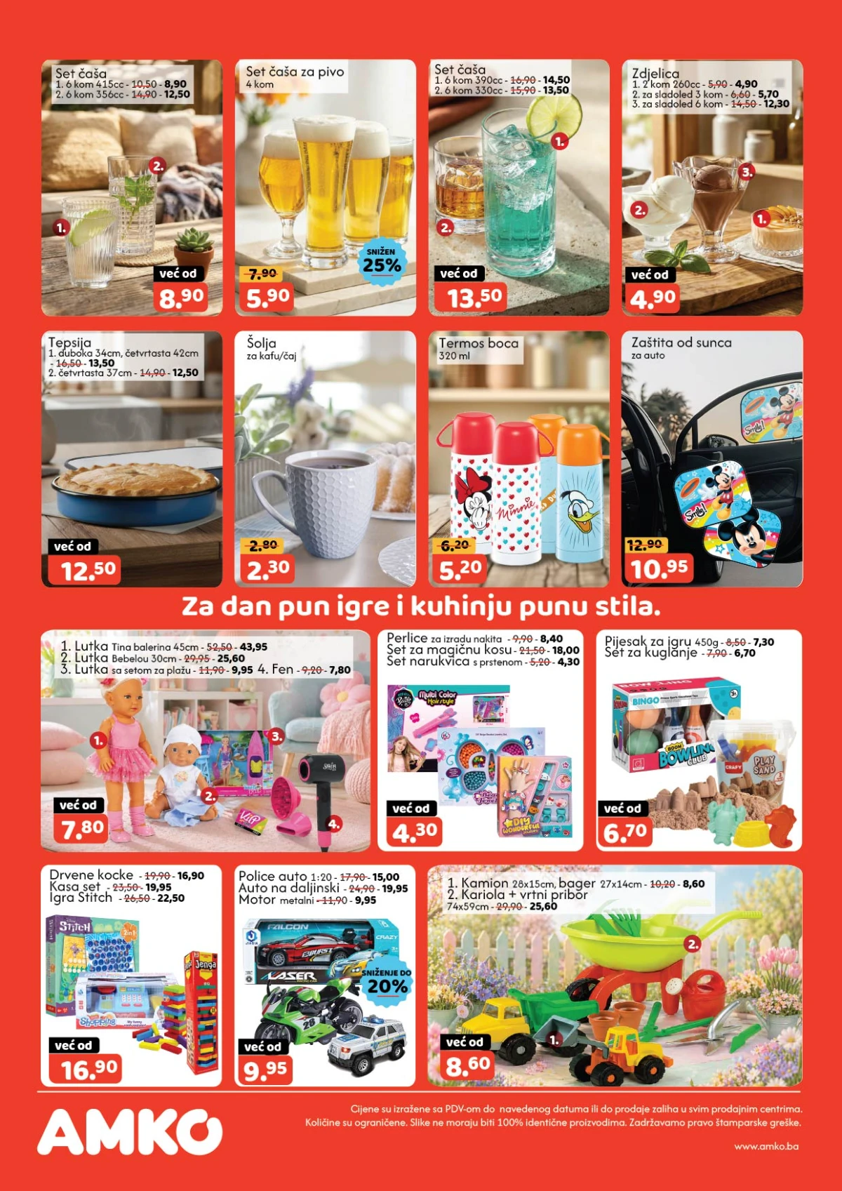 AMKO katalog – posuđe igračke i proizvodi za dom