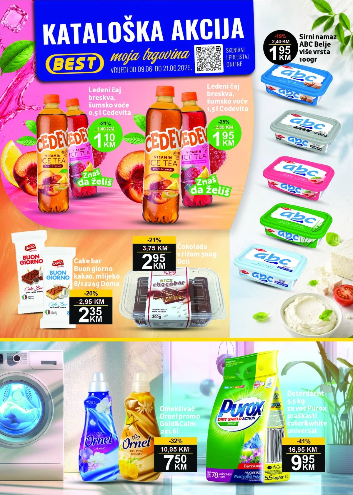 BEST katalog akcija do 21.06.2025 – prehrana, pića, kućna hemija i tehnika na sniženju