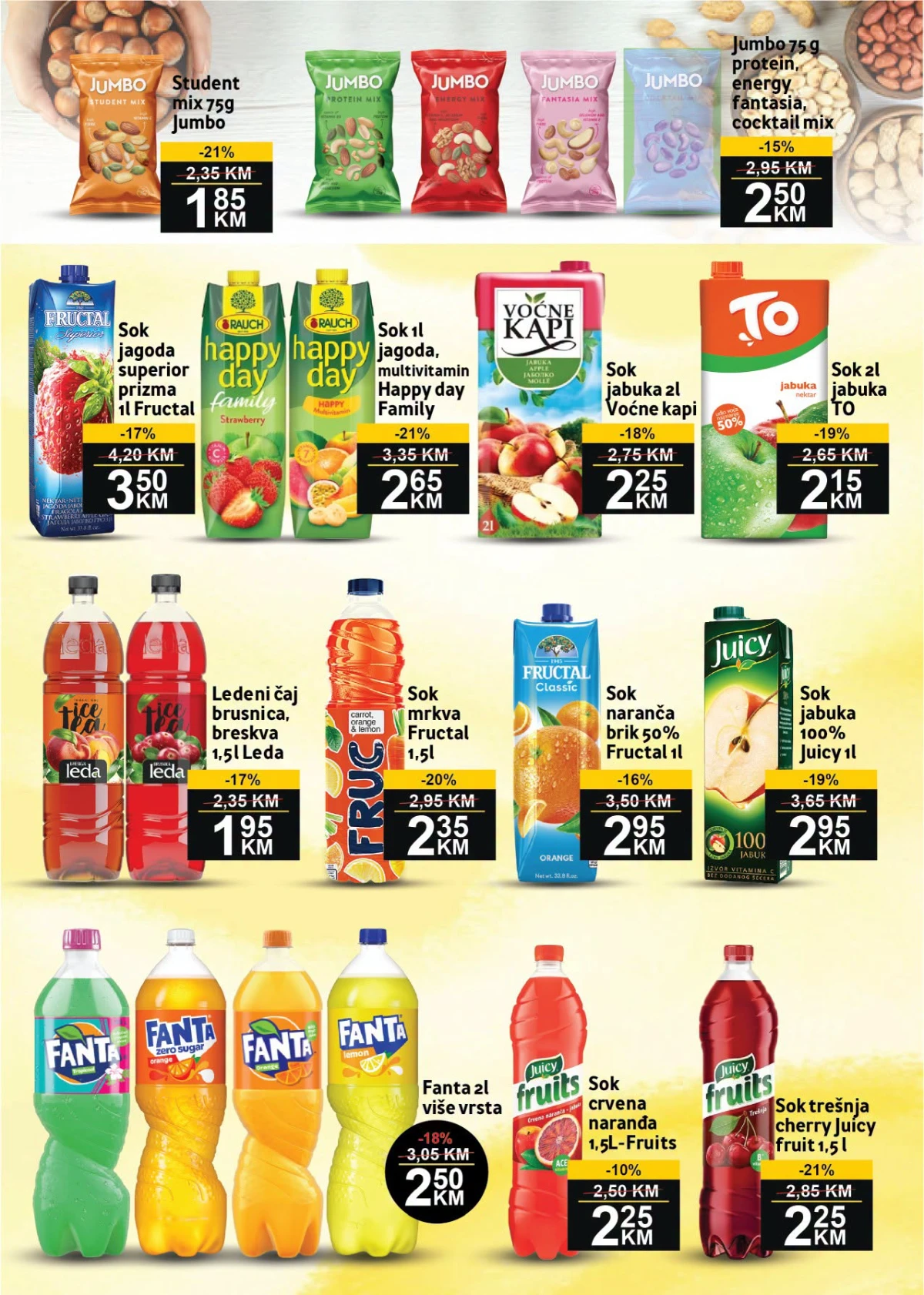 BEST katalog strana 6 – sokovi, Fanta i grickalice po sniženim cijenama