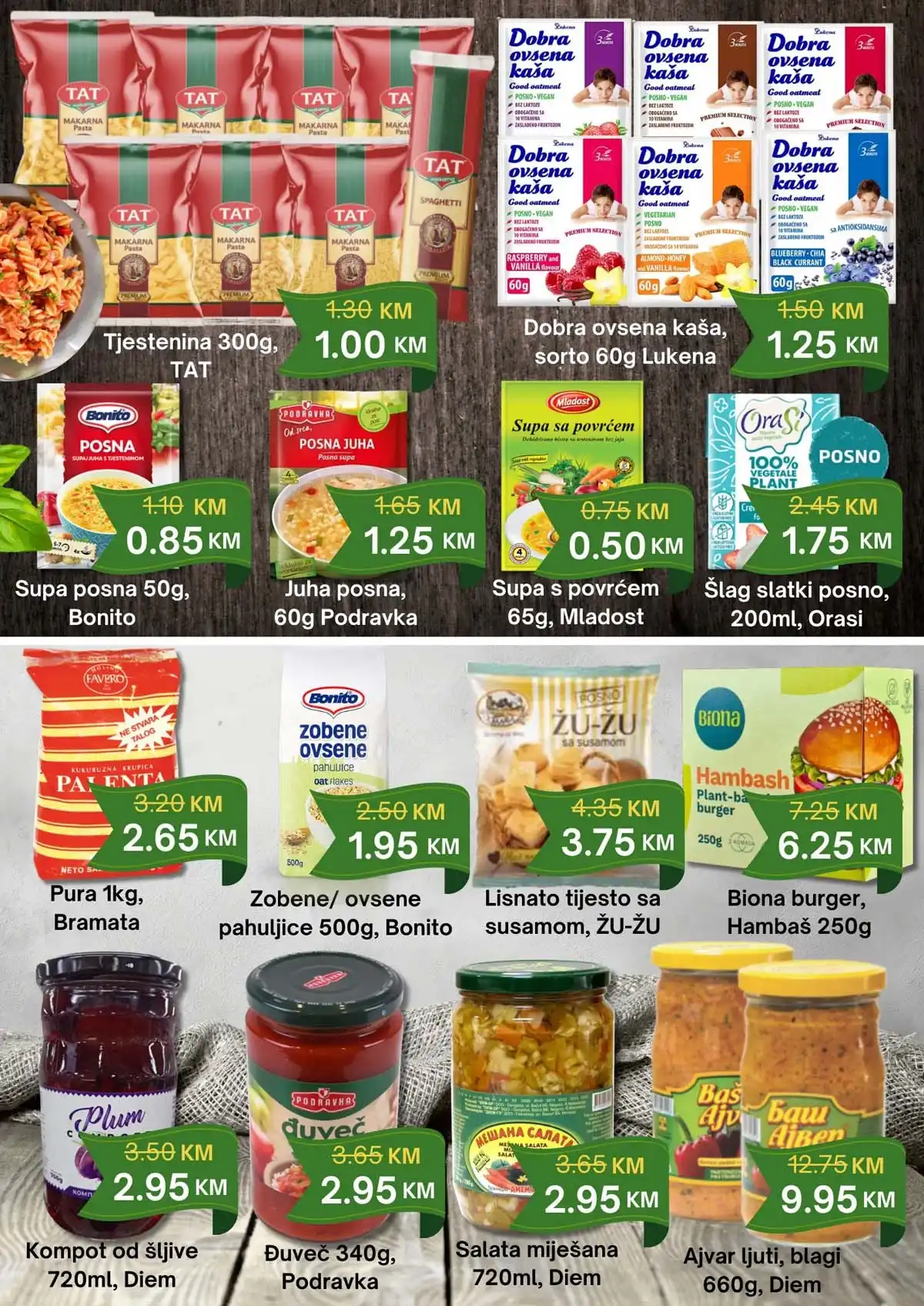 UTD BEST posni letak katalog sniženja strana 3 posna kupovina akcija do 12. aprila 2026