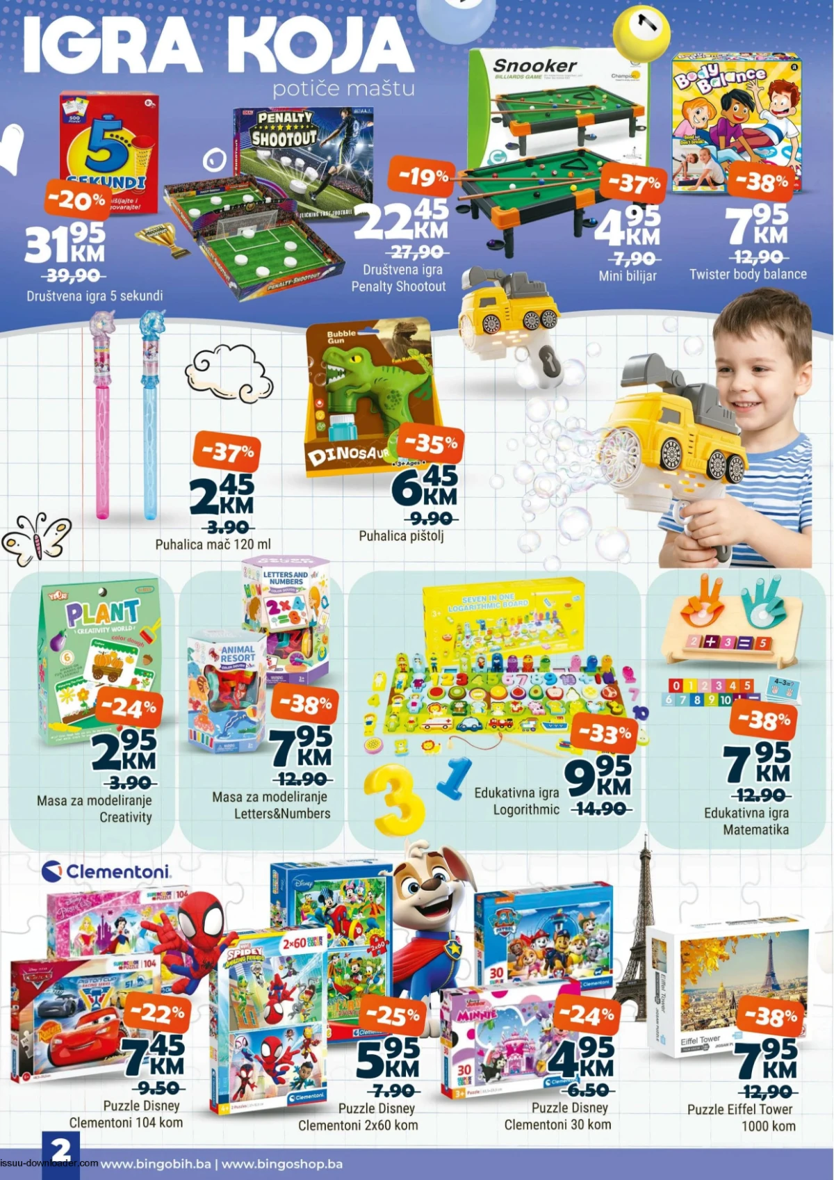 Bingo Bingoland katalog strana 2 društvene igre edukativne igračke puzzle i zabava za djecu