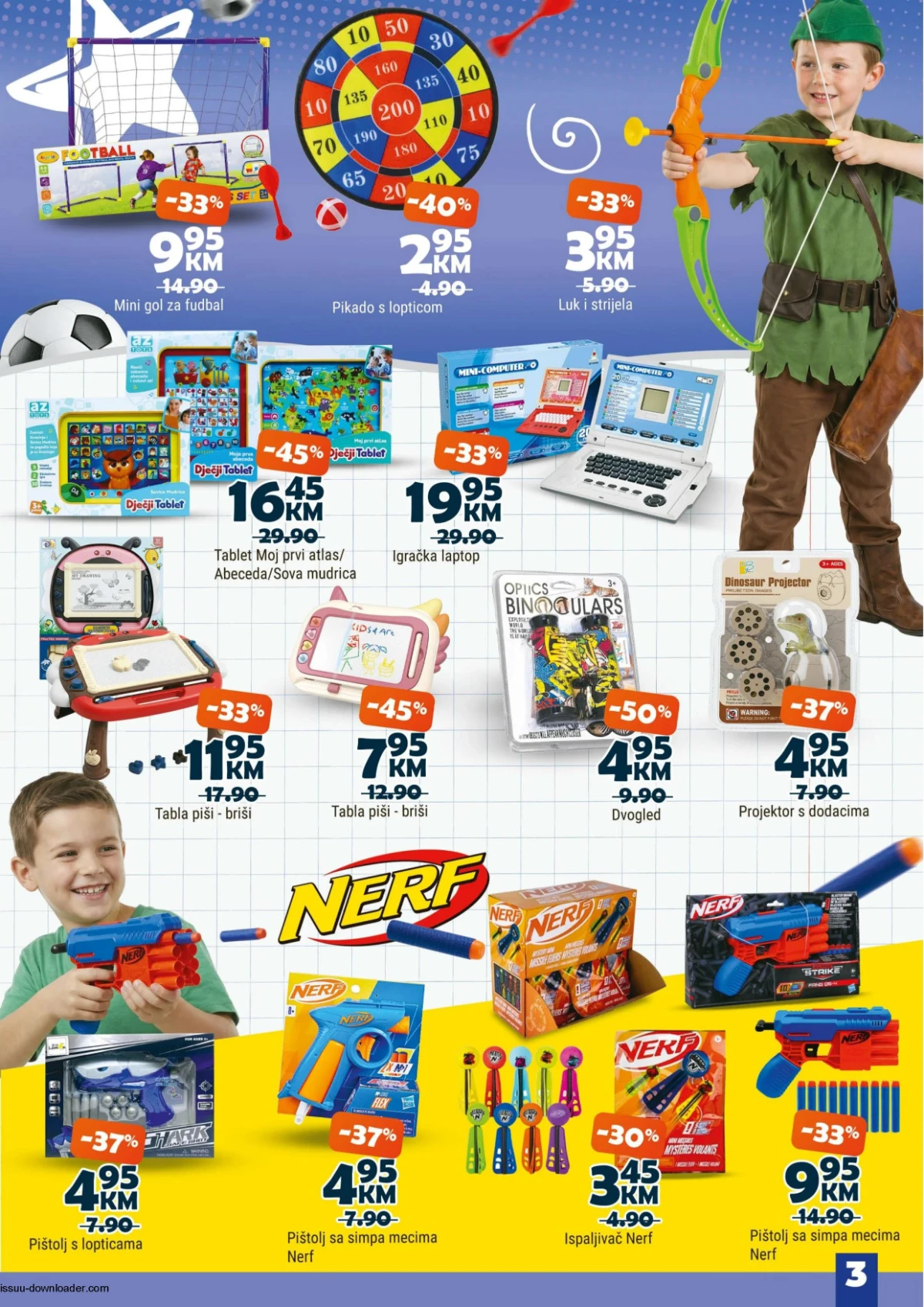 Bingo Bingoland katalog strana 3 sportske igračke edukativni uređaji i Nerf igračke