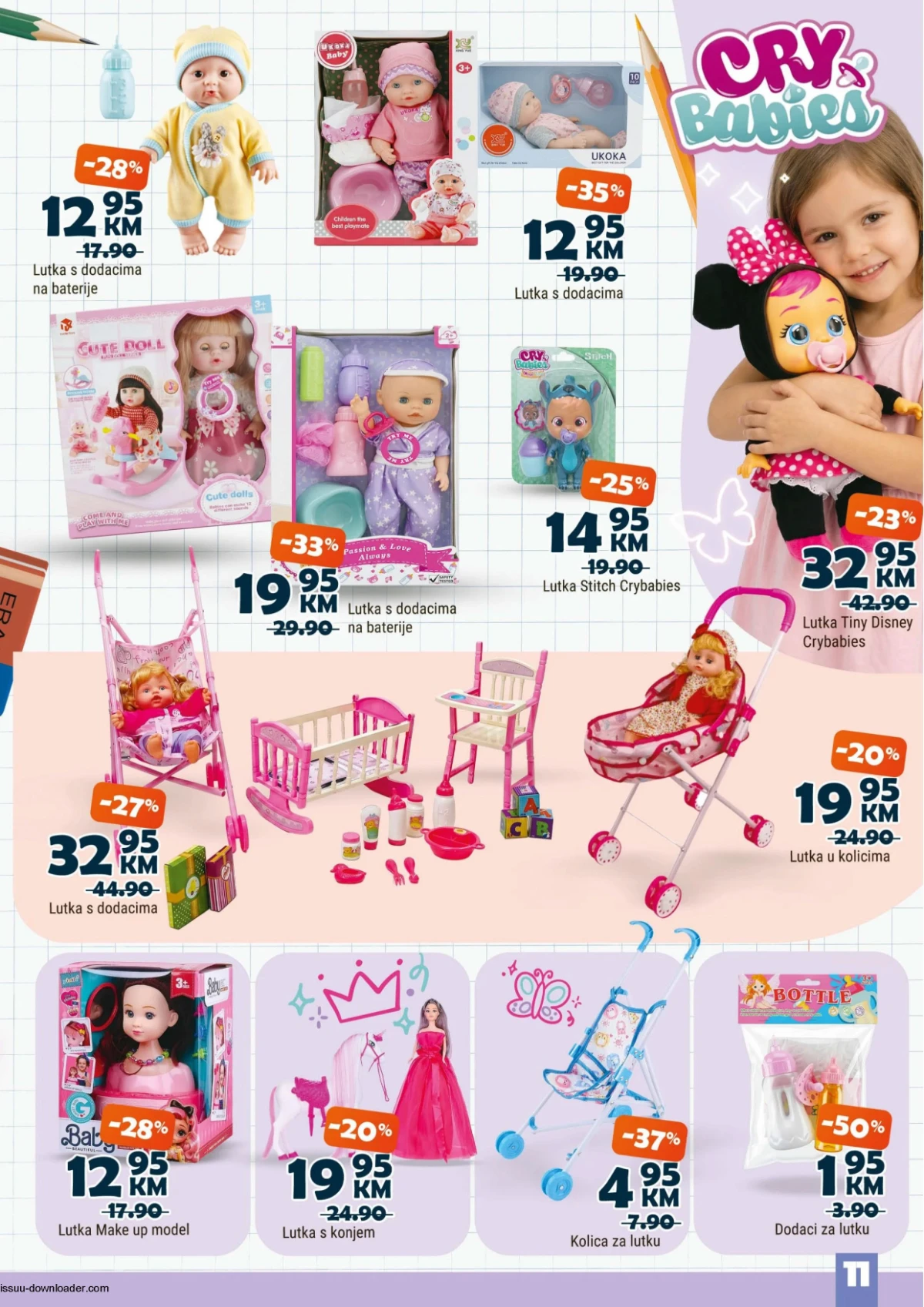 Bingo Bingoland katalog strana 11 lutke za bebe kolica i dodaci