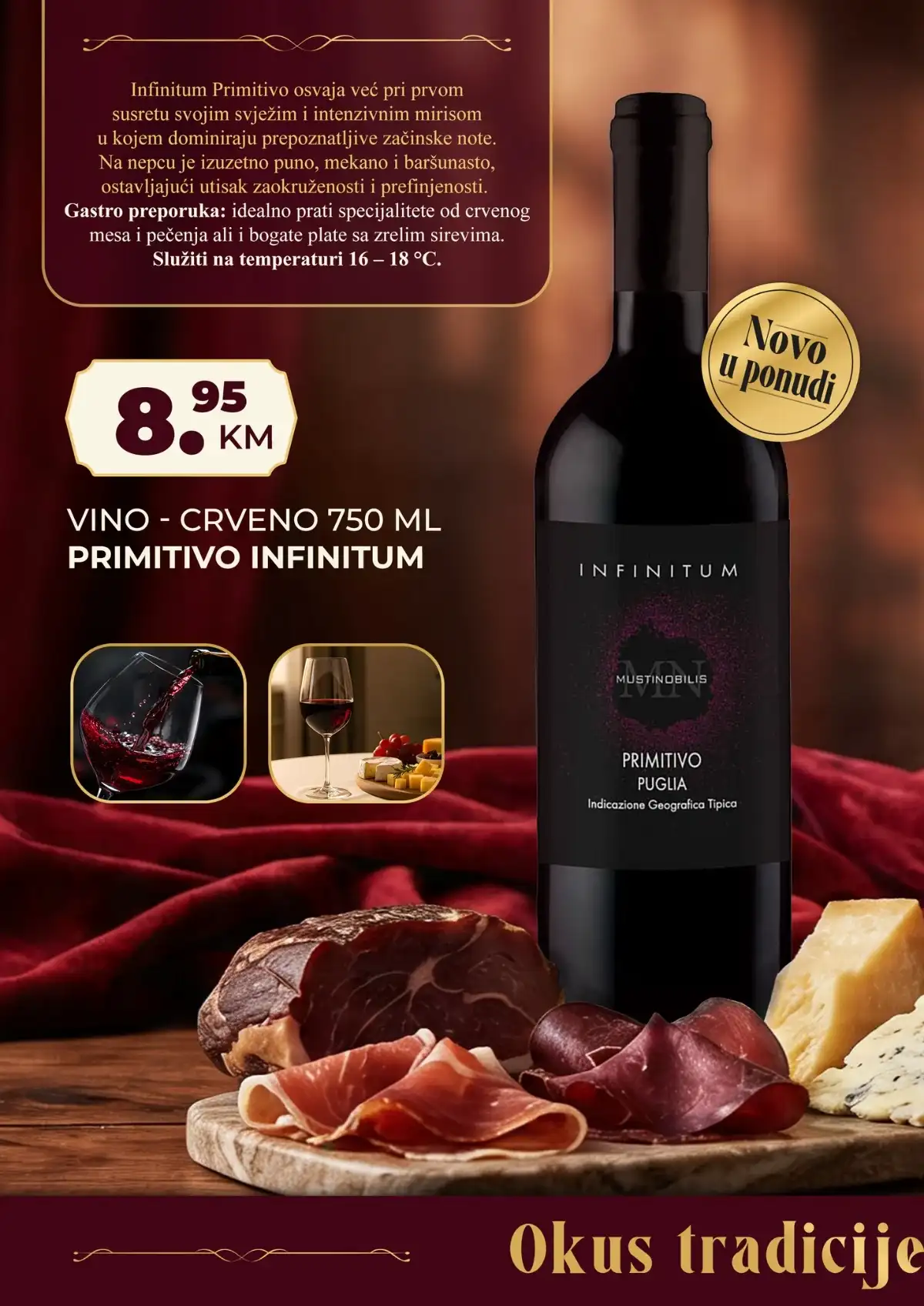 Bingo vino Primitivo Infinitum cijena 8.95 KM crveno vino katalog BiH strana 2