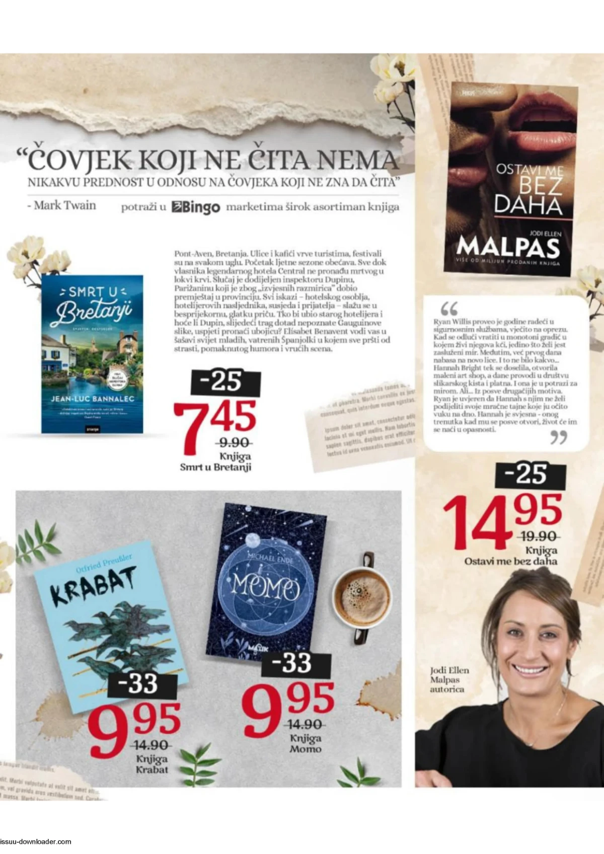 Bingo Klub čitalaca – književni naslovi i romani na akciji