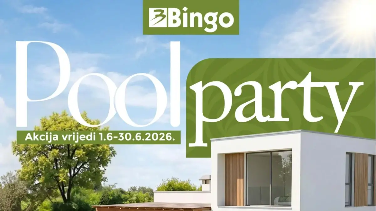 Bingo Pool Party akcija do 32% bazeni jacuzzi i oprema za dvorište do 30.06.2026