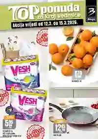 Bingo vikend akcija katalog sniženja prehrana piće kućne potrepštine BiH do 15.03.2026