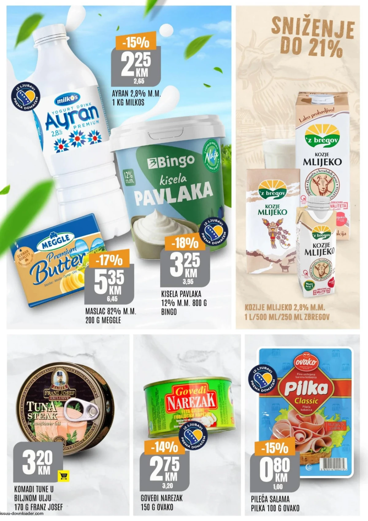 Bingo vikend akcija 14-17.05.2026 – ayran, kisela pavlaka, maslac i delikates proizvodi po sniženim cijenama strana 3