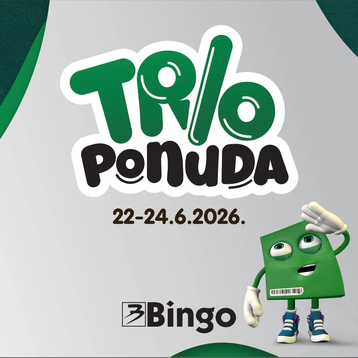 Bingo Trio akcija do 20% popusta – Bref osvježivač za WC školjku 1,95 KM