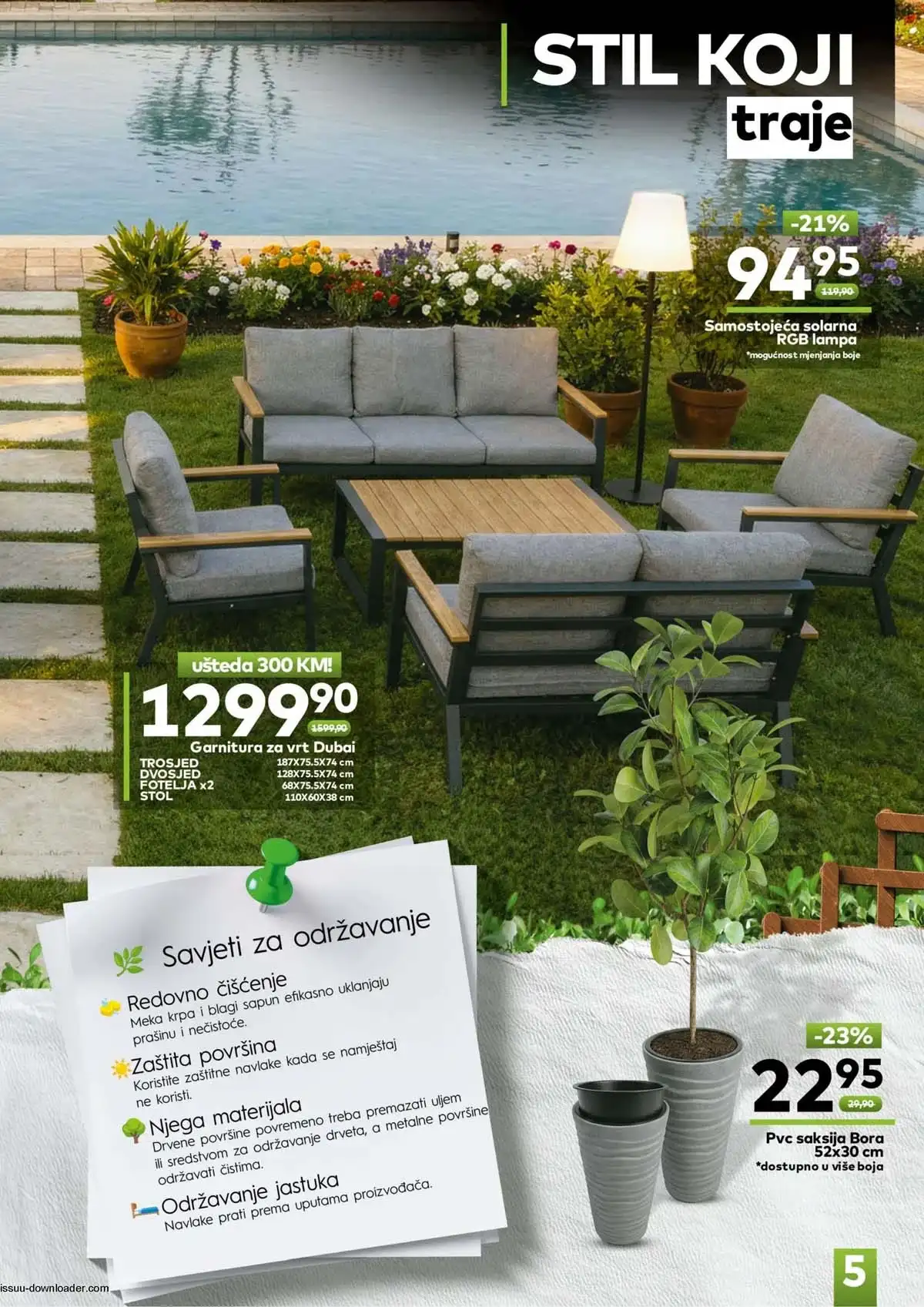 Bingo sniženja do 50% vrt garniture i oprema katalog akcija do 20.05.2026 strana 5