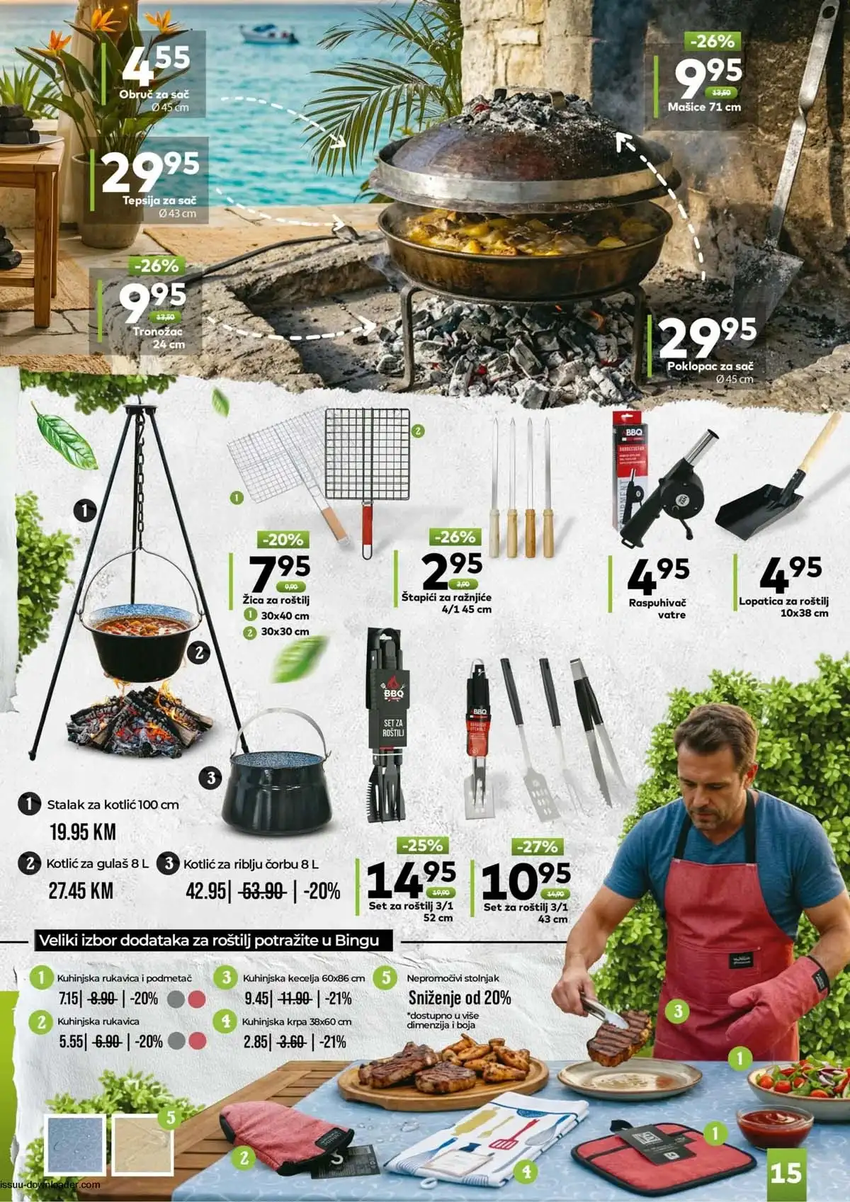 Bingo sniženja do 50% električni alat bušilice brusilice katalog akcija do 20.05.2026 strana 15