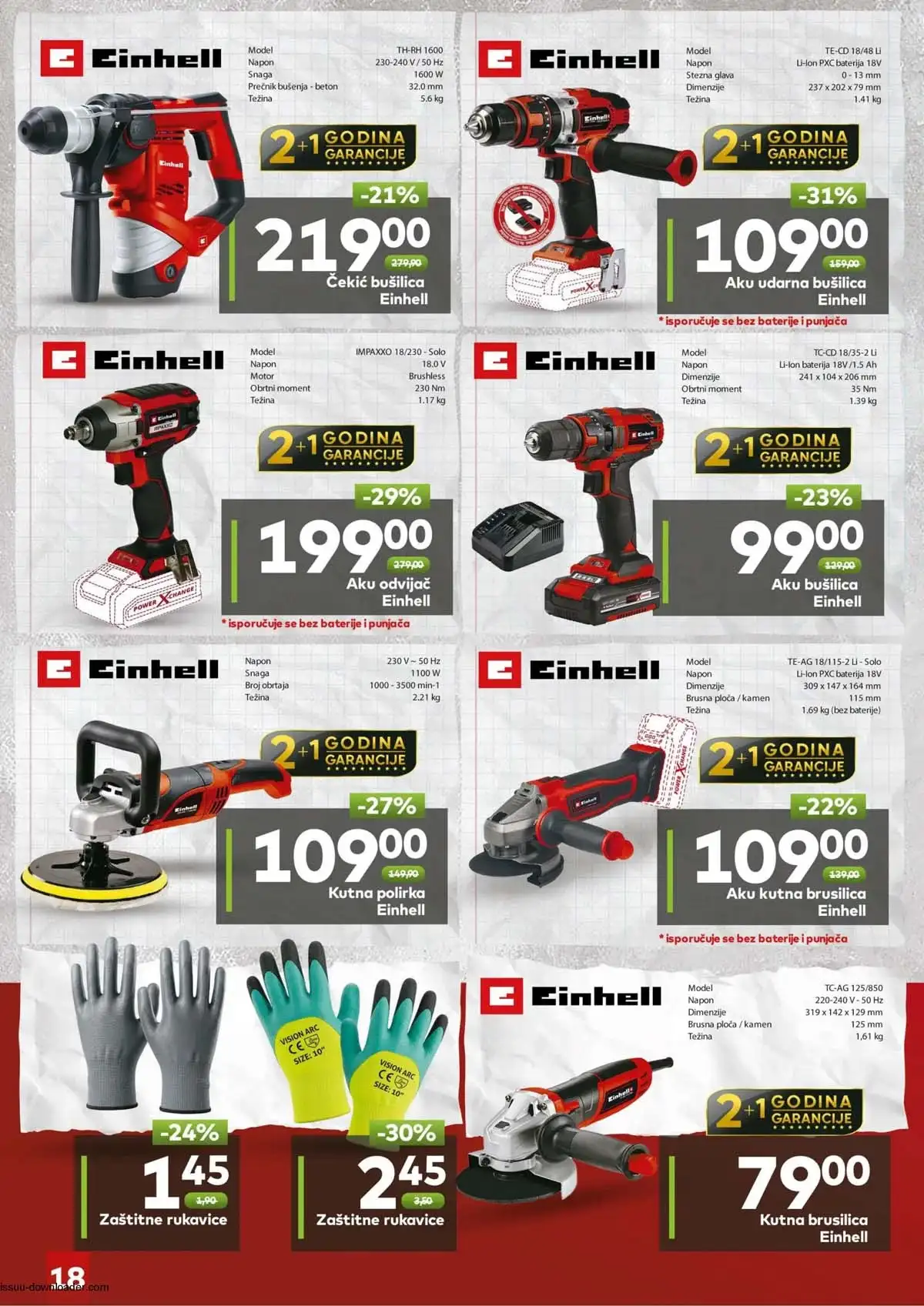 Bingo sniženja do 50% ručni alat alati za kuću katalog akcija do 20.05.2026 strana 18