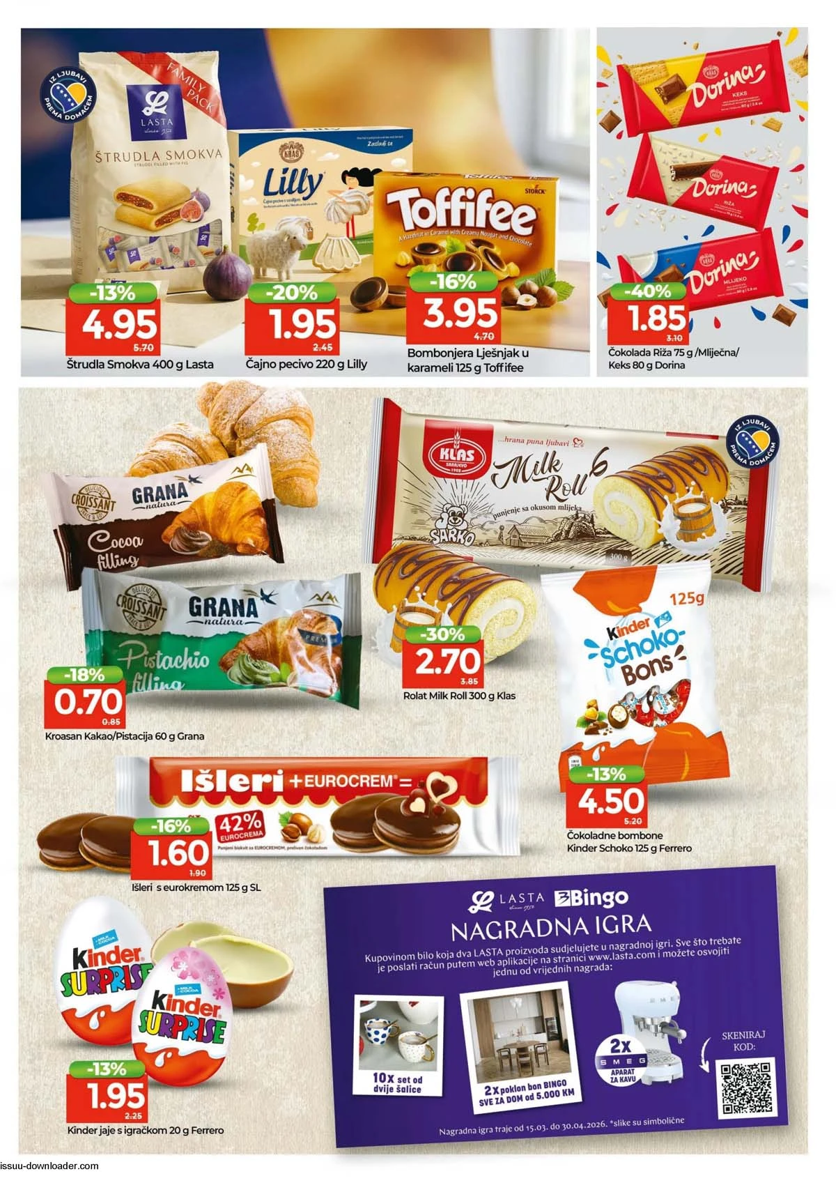 Bingo katalog sniženja – strana 15 – akcija do 29. marta 2026.