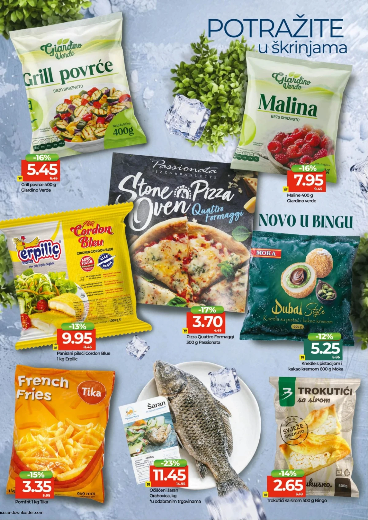 Bingo katalog maj 2026 tjestenina ulje i deserti