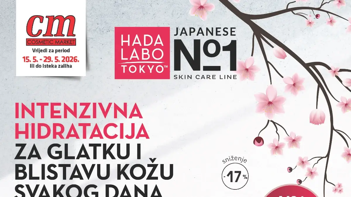 CM katalog Hada Labo Tokyo parfemi i šminka sniženja do 42 posto do 29.05.2026