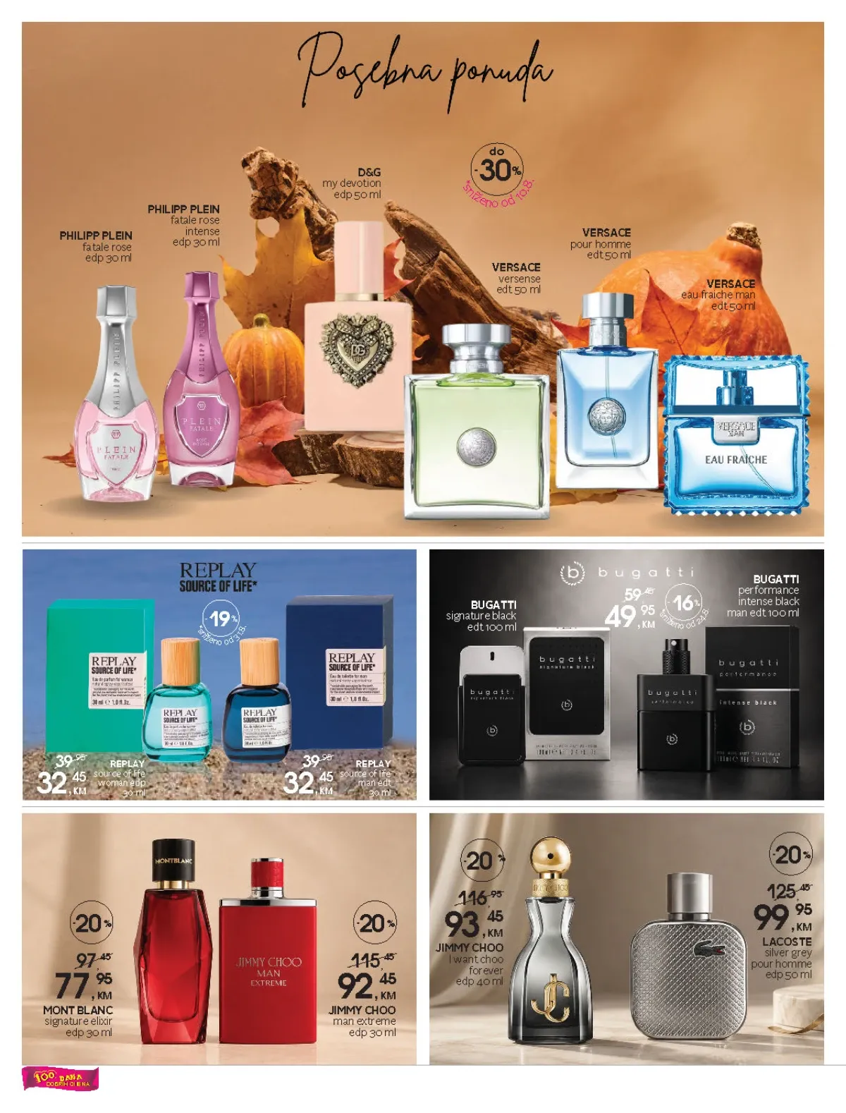 CM katalog – Versace, Jimmy Choo, Lacoste, Replay i drugi parfemi na akciji