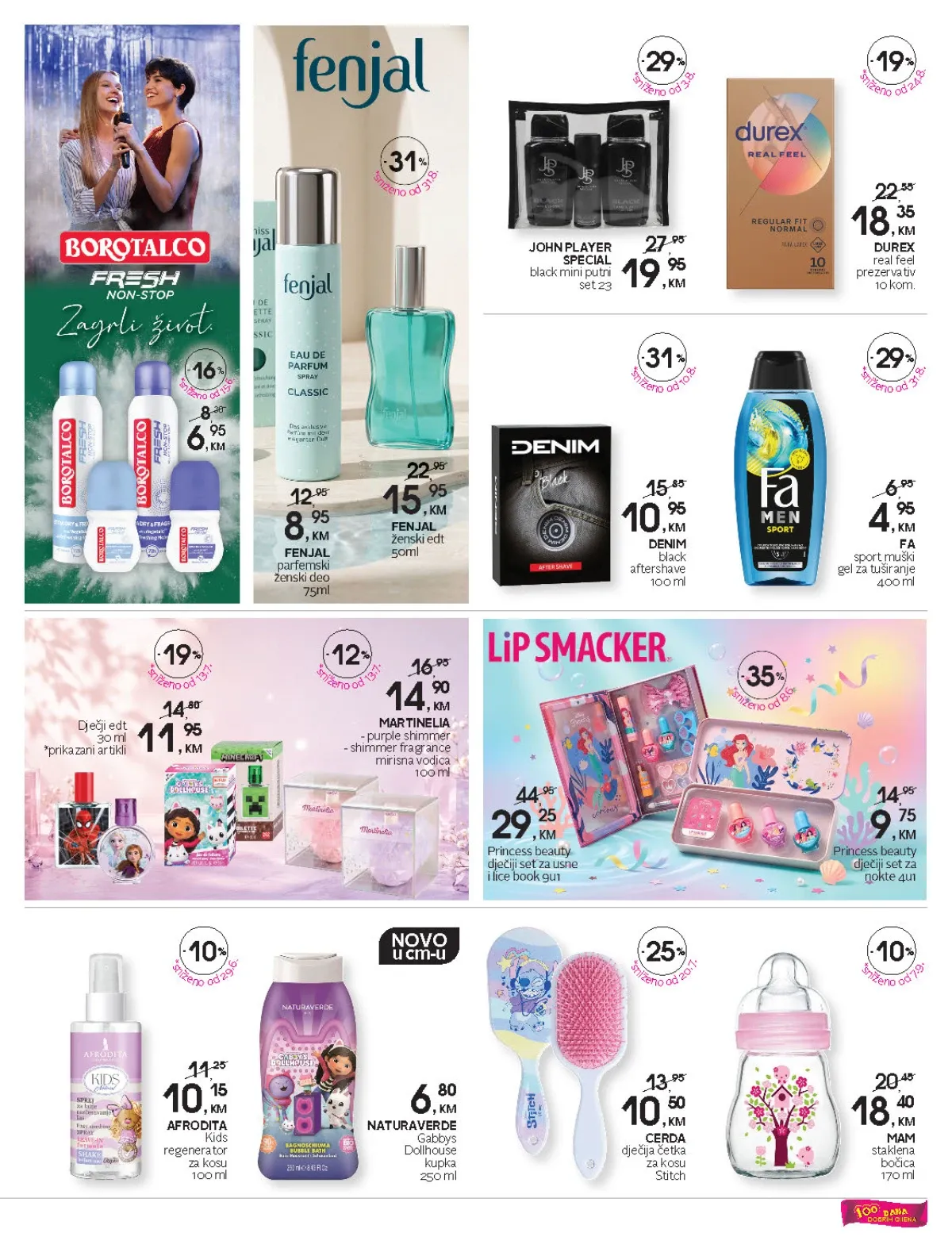 CM katalog – muška njega, Durex i dječiji proizvodi na akciji