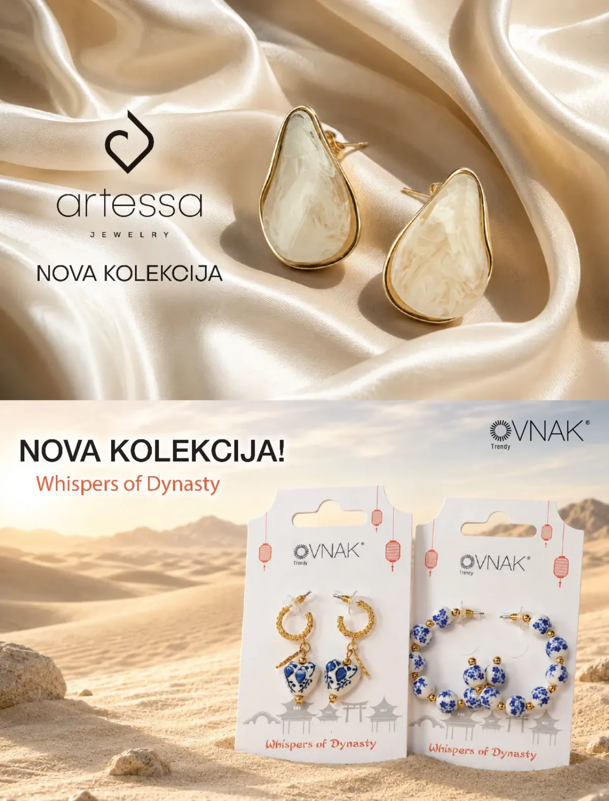 CM katalog – Artessa Jewelry i OVNAK nova kolekcija nakita