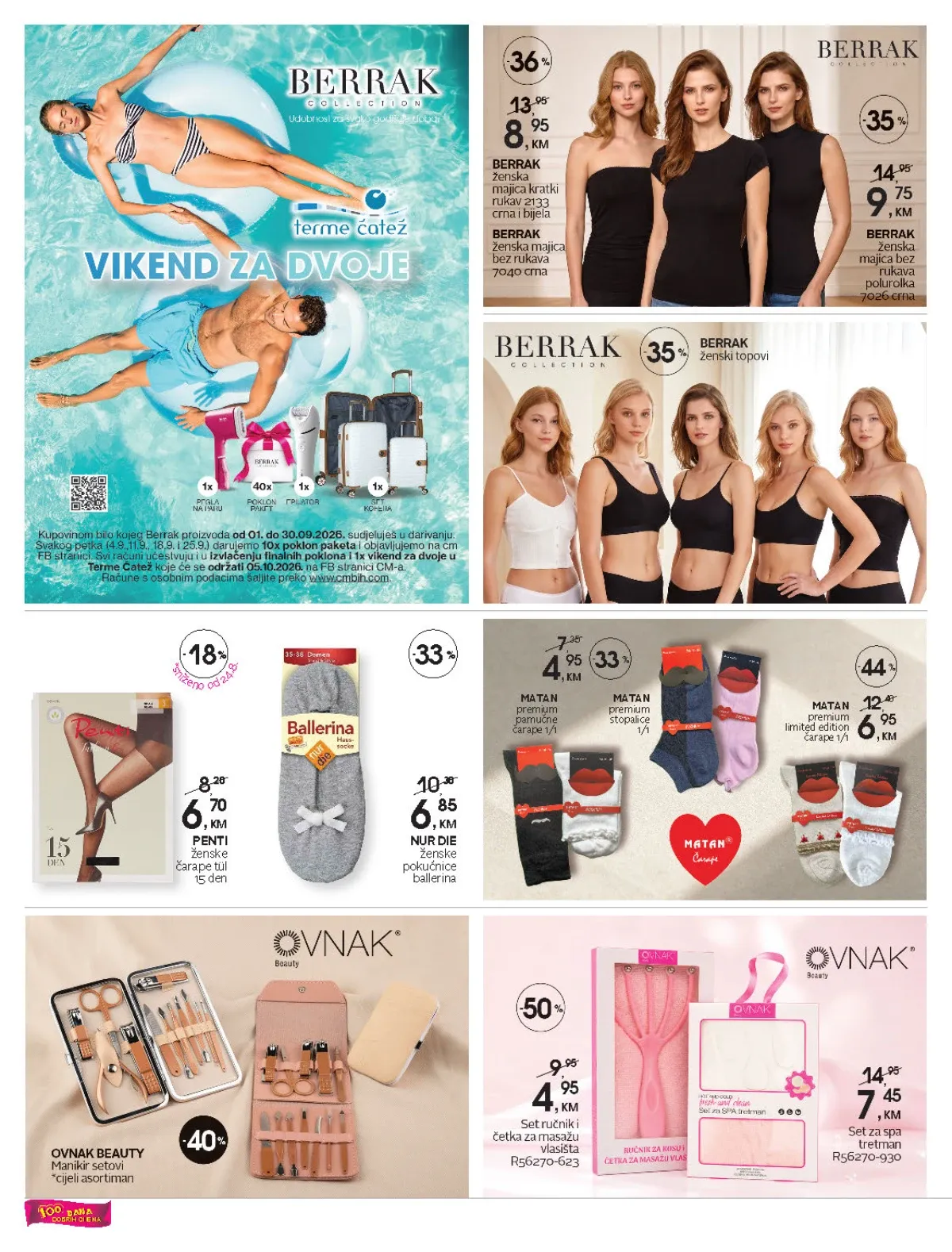 CM katalog – čarape, donji veš i beauty setovi na akciji