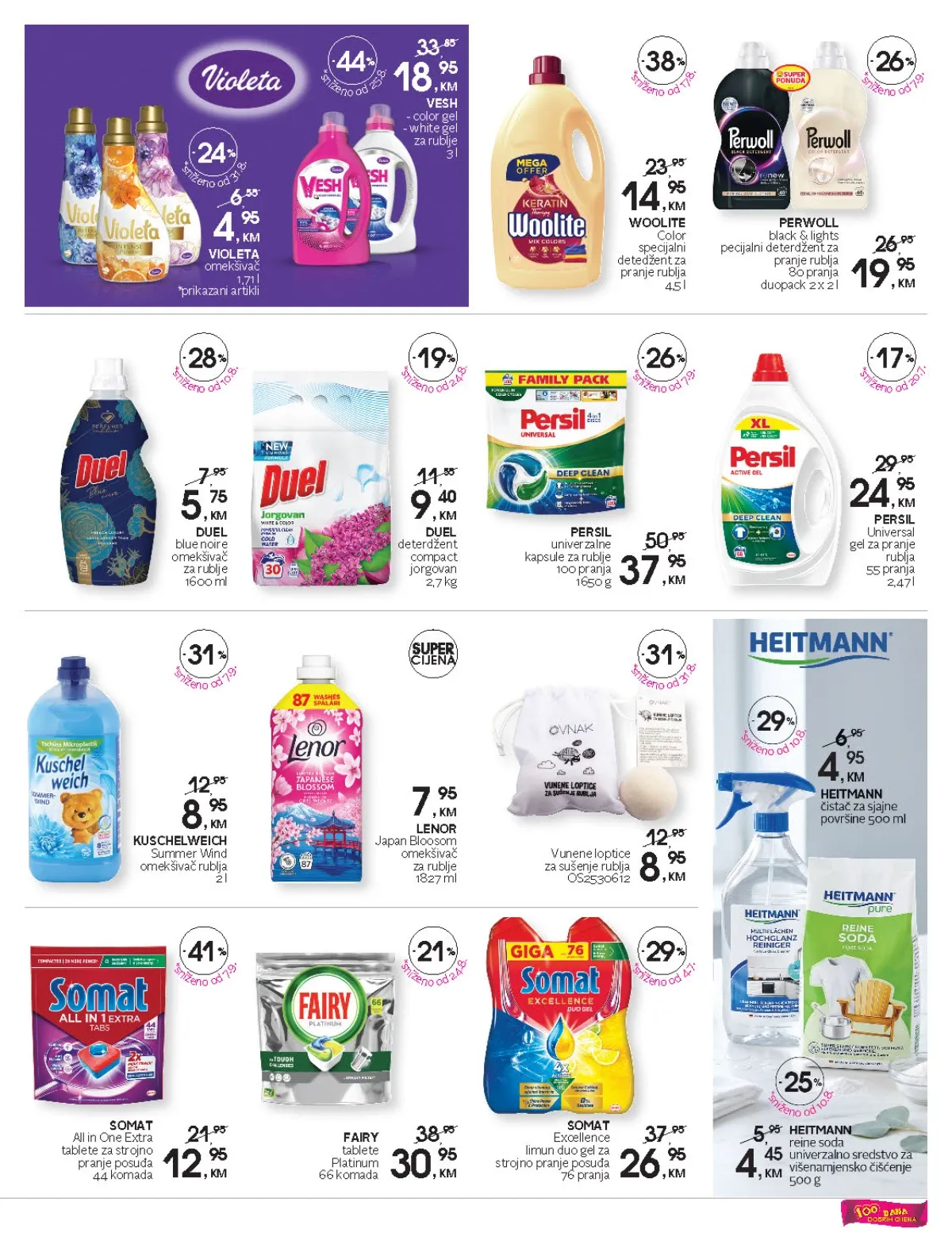CM katalog – Persil, Violeta, Somat, Woolite i deterdženti na akciji