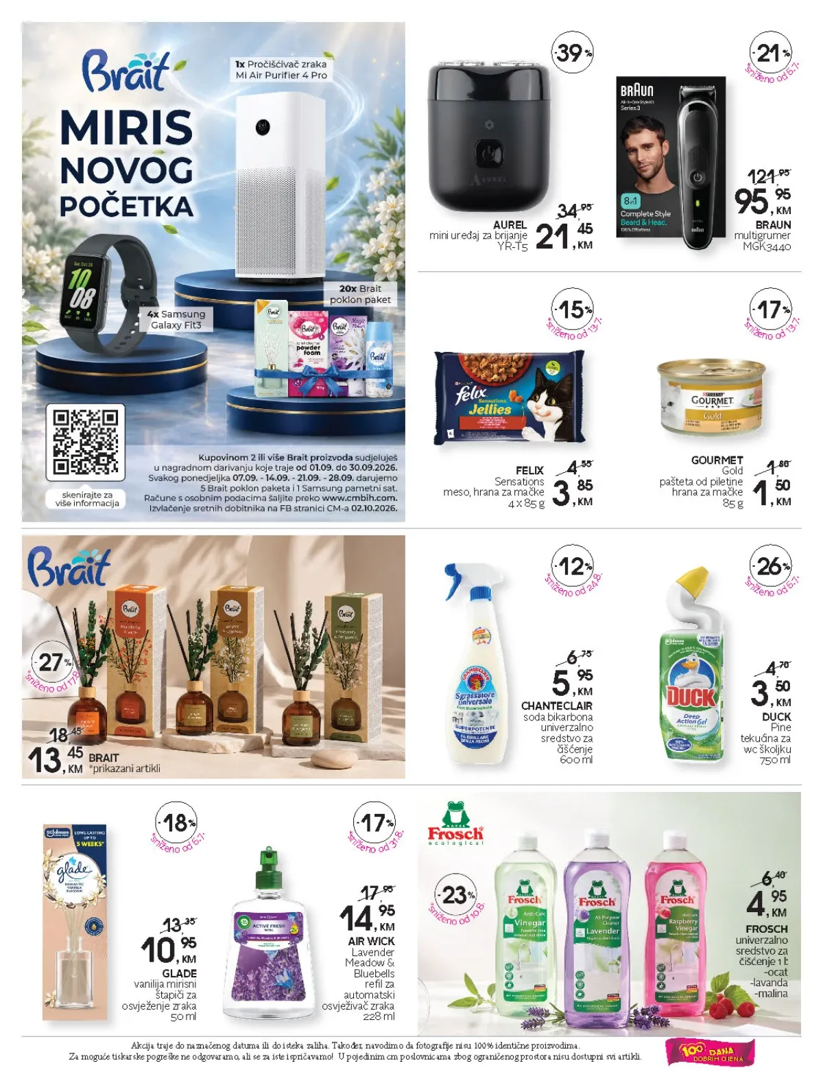 CM katalog – Braun, Duck, Air Wick i proizvodi za domaćinstvo na akciji
