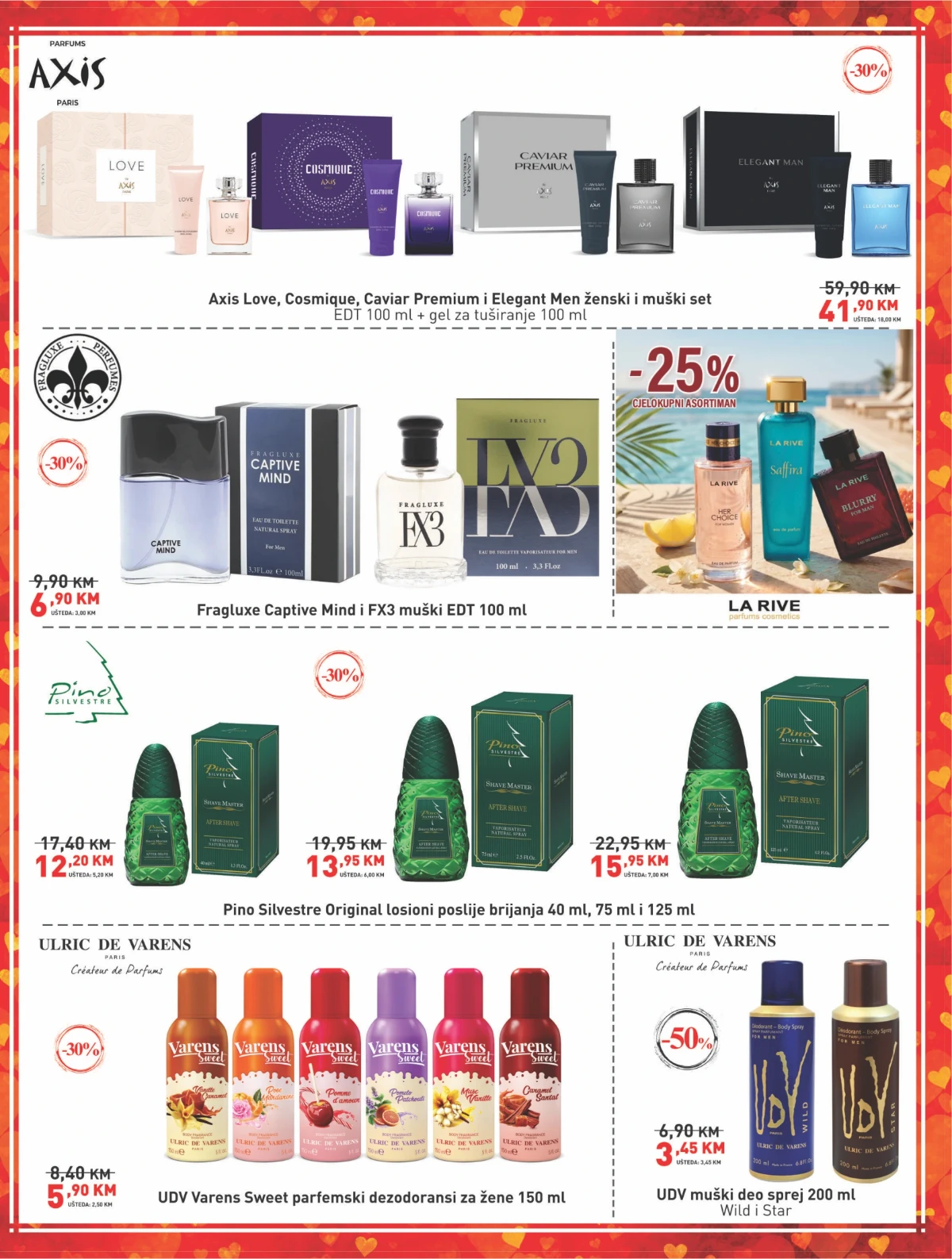 Didaco Shop katalog maj 2026 – Axis, La Rive, Pino Silvestre i UDV strana 3 Didaco Shop akcija kozmetike i parfema do 03.06.2026 – Axis, La Rive, Pino Silvestre i UDV strana 3