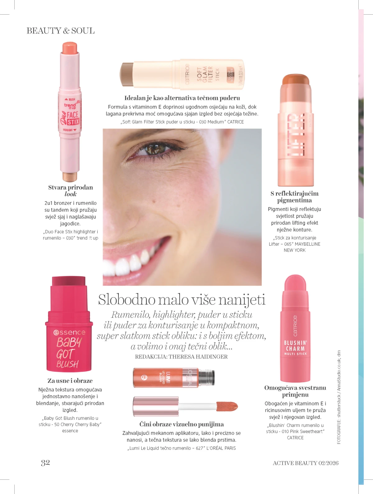 dm Active Beauty strana 32 – make-up i njega kože