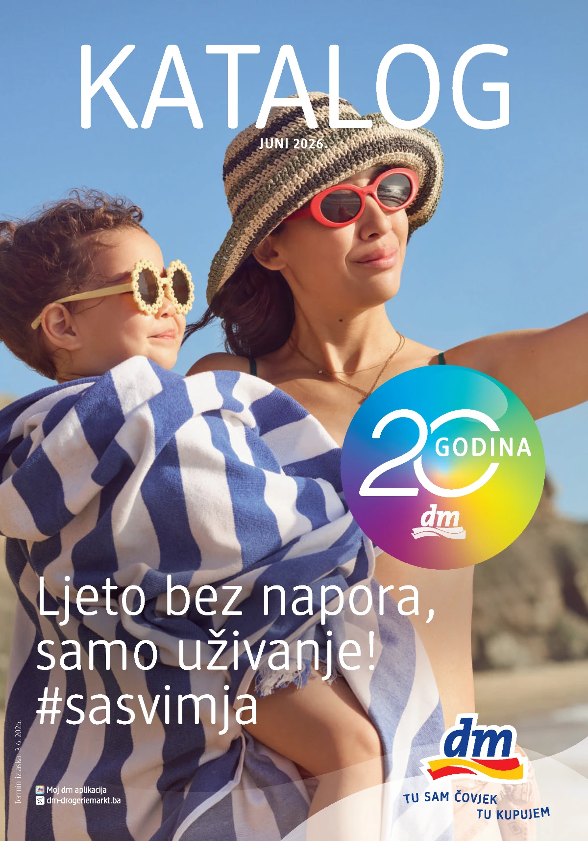 dm katalog do 03.07.2026 – proizvodi za sunčanje, njegu kože i ljetni asortiman