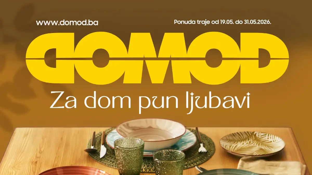 DOMOD Bajramska ponuda do 31.05.2026 posuđe mali kućanski aparati dekoracija i kuhinjski dodaci na akciji
