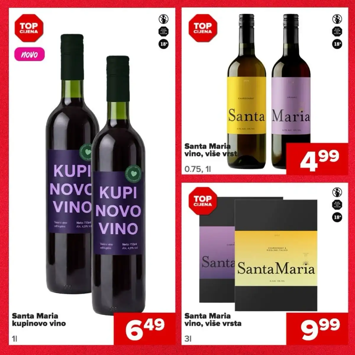 Đurić slavska akcija vino i pića TOP cijene do 07.05.2026