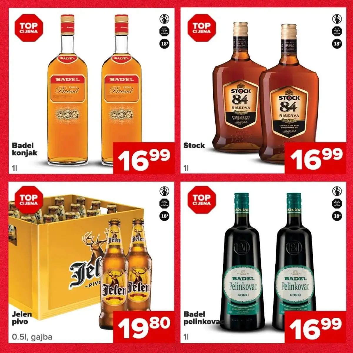 Đurić slavska akcija konjak pelinkovac pivo TOP cijene do 07.05.2026