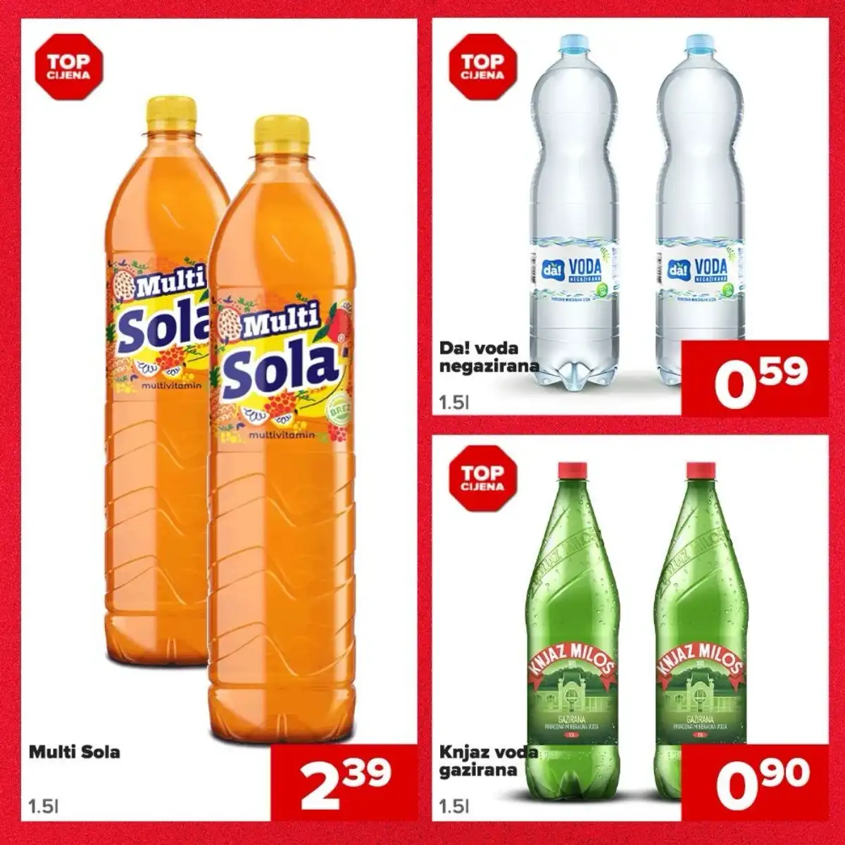 Đurić slavska akcija sokovi voda i pića TOP cijene do 07.05.2026