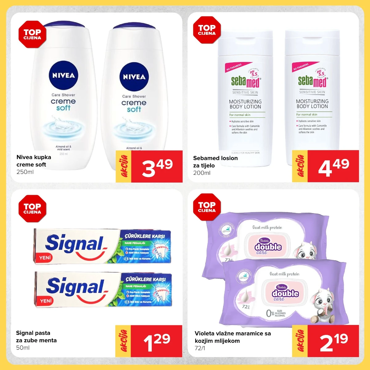 Đurić vikend akcija – Nivea, Sebamed, Signal i Violeta proizvodi