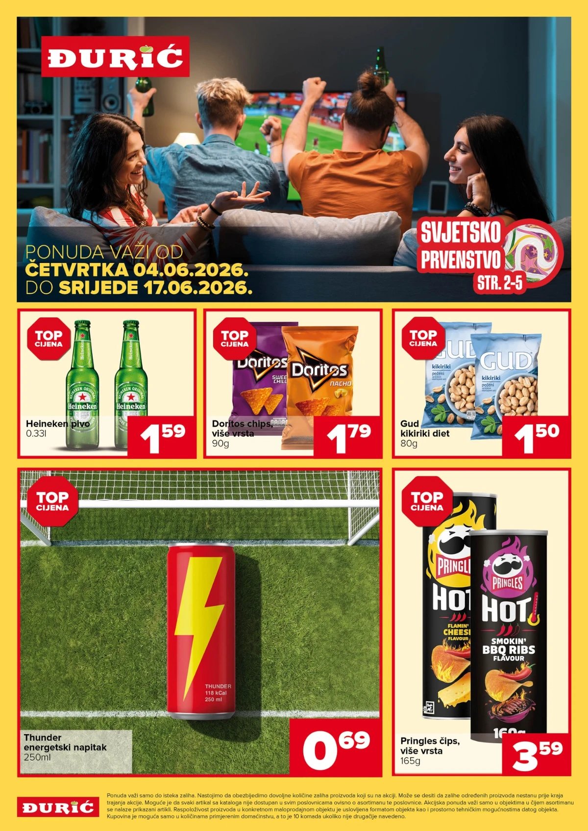 Đurić katalog od 04.06. do 17.06.2026 – prehrana, piće, delikatese i grickalice na sniženju