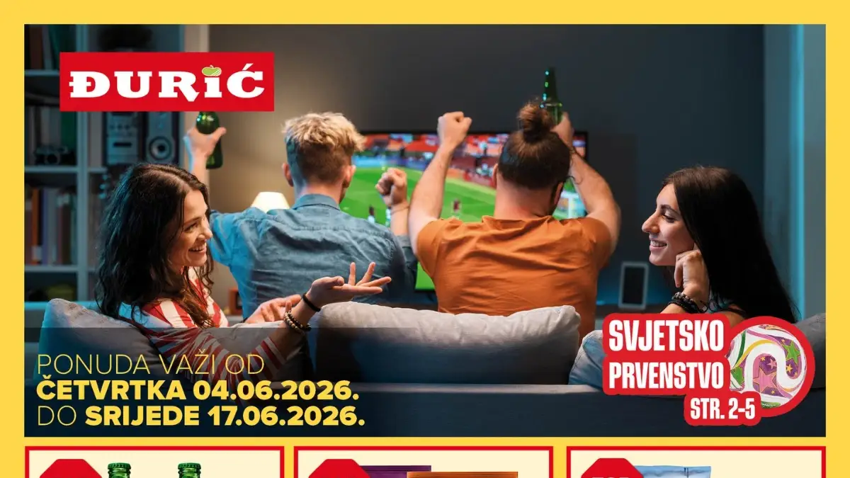 Đurić katalog od 04.06. do 17.06.2026 – prehrana, piće, delikatese i grickalice na sniženju